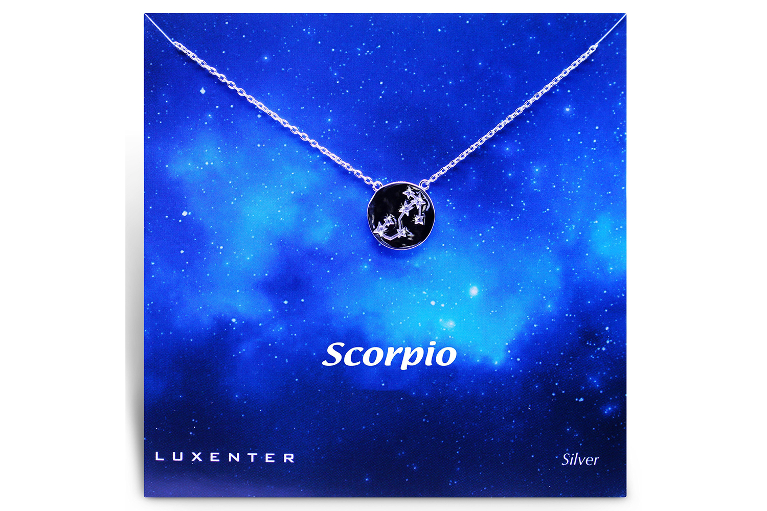 Luxenter Sterling Silver Zodiac Necklace