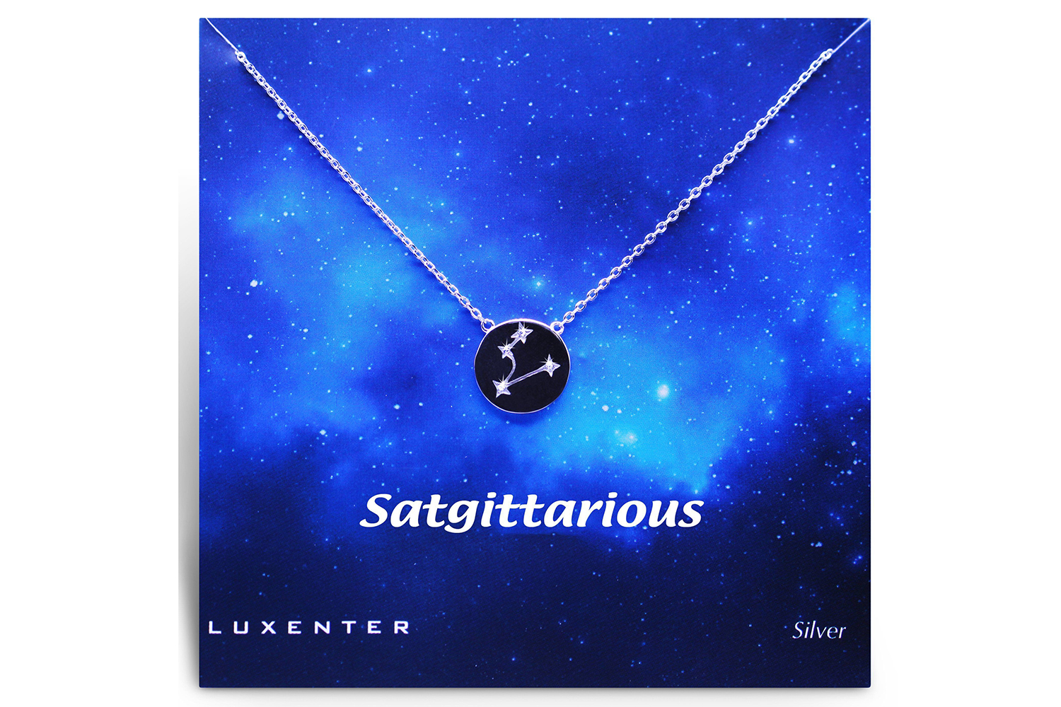 Luxenter Sterling Silver Zodiac Necklace