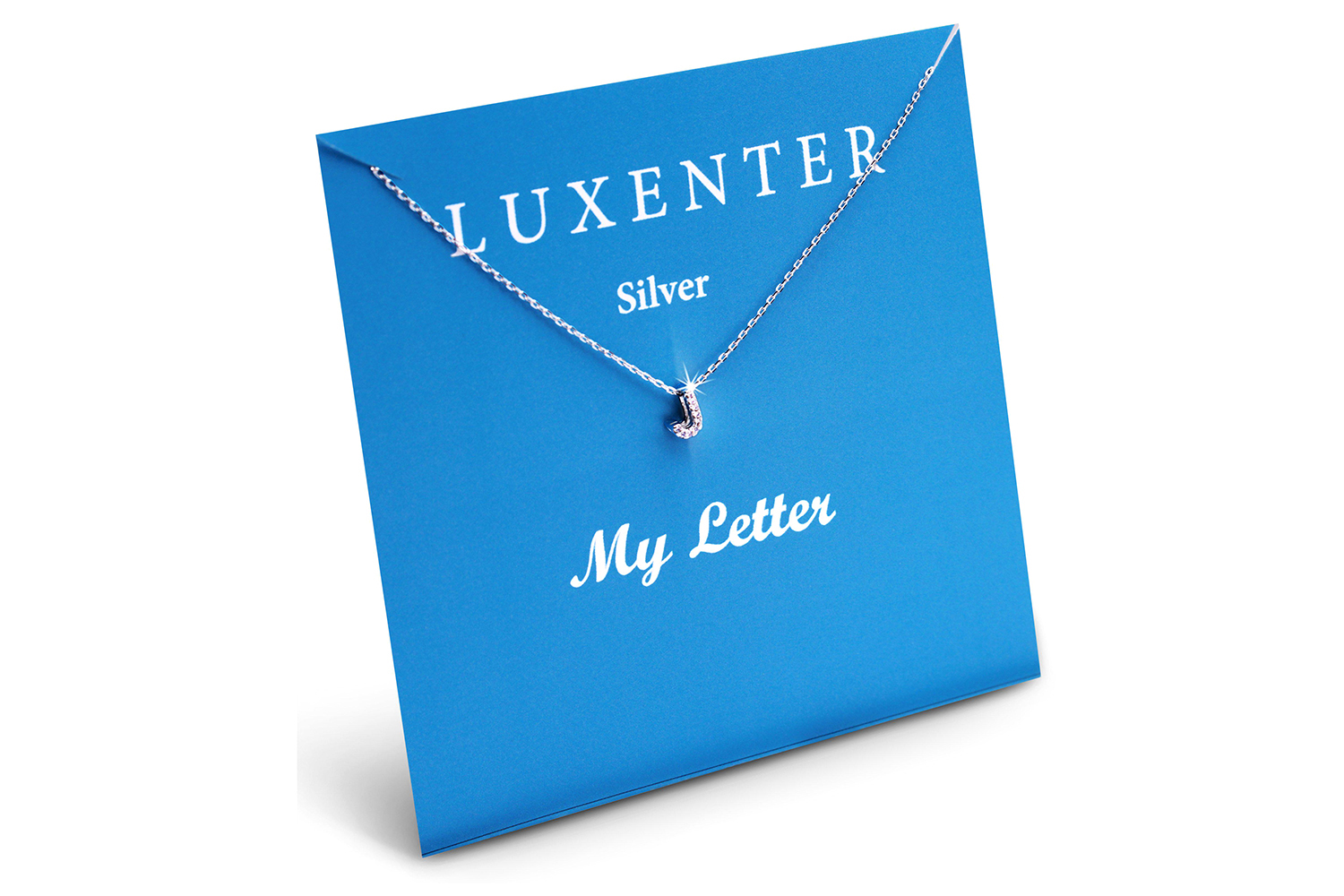 Luxenter Sterling Silver Letter Stone Set
