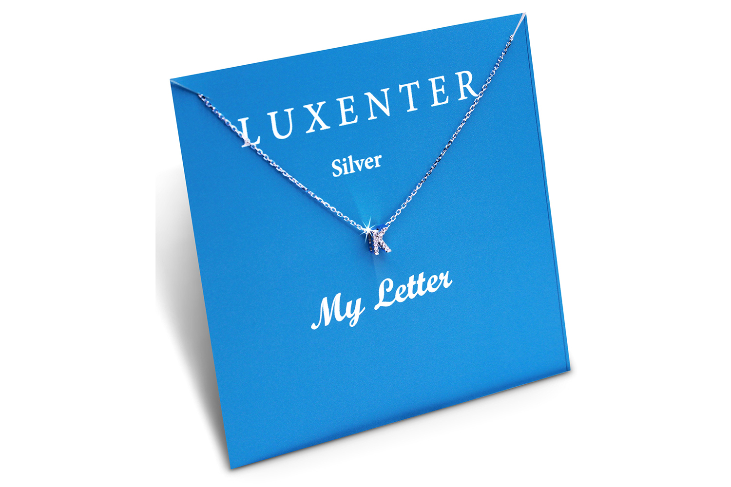 Luxenter Sterling Silver Letter Stone Set