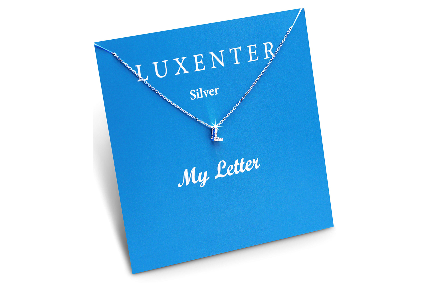 Luxenter Sterling Silver Letter Stone Set