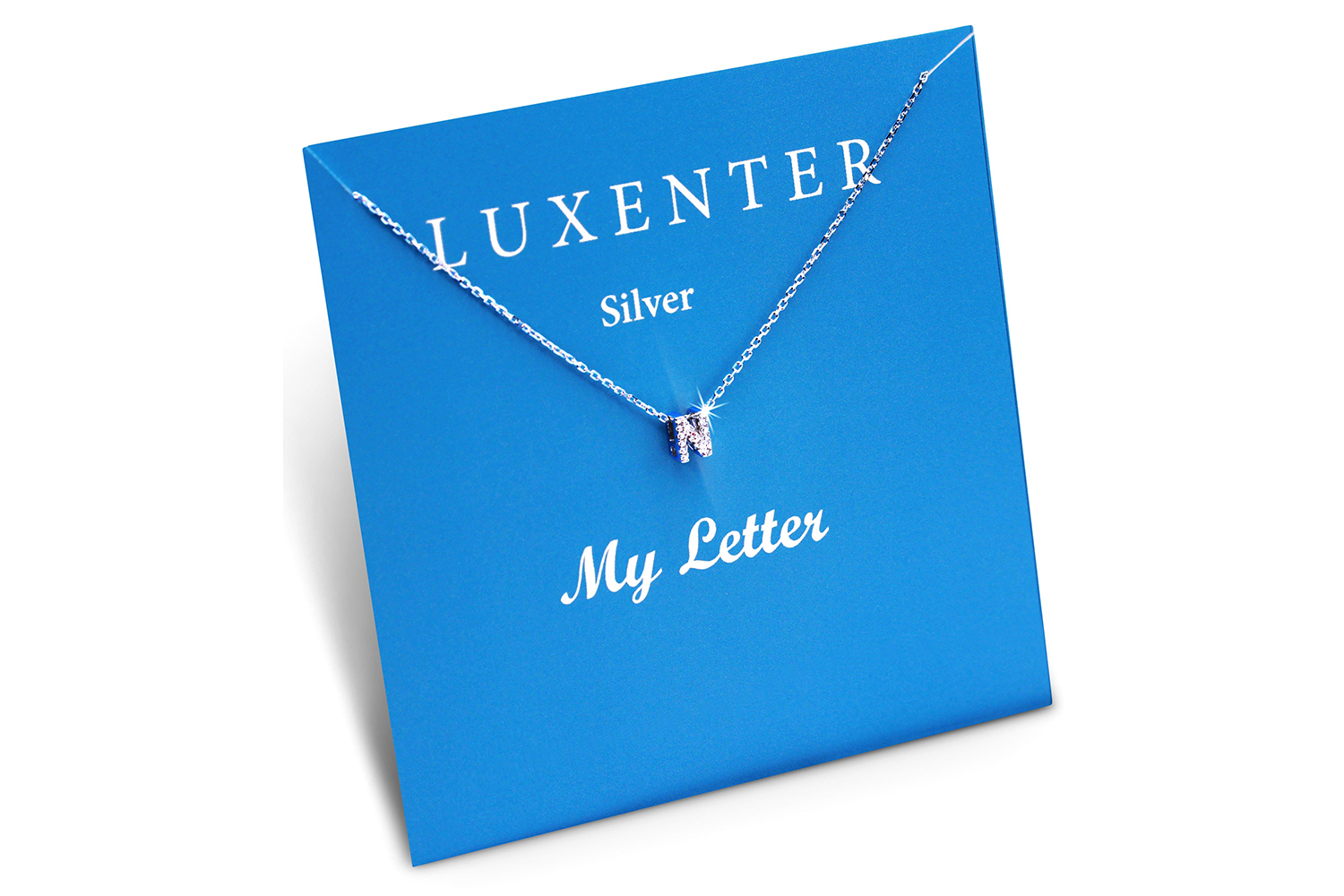 Luxenter Sterling Silver Letter Stone Set