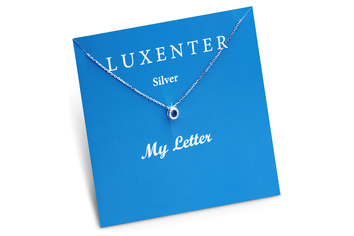 Luxenter Sterling Silver Letter Stone Set