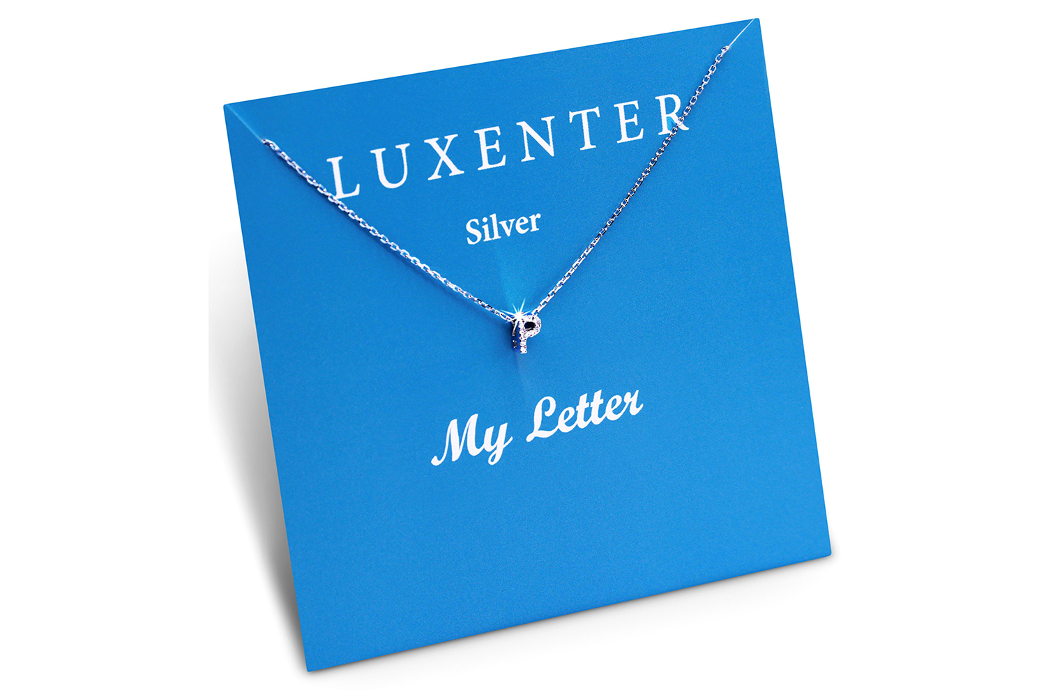 Luxenter Sterling Silver Letter Stone Set
