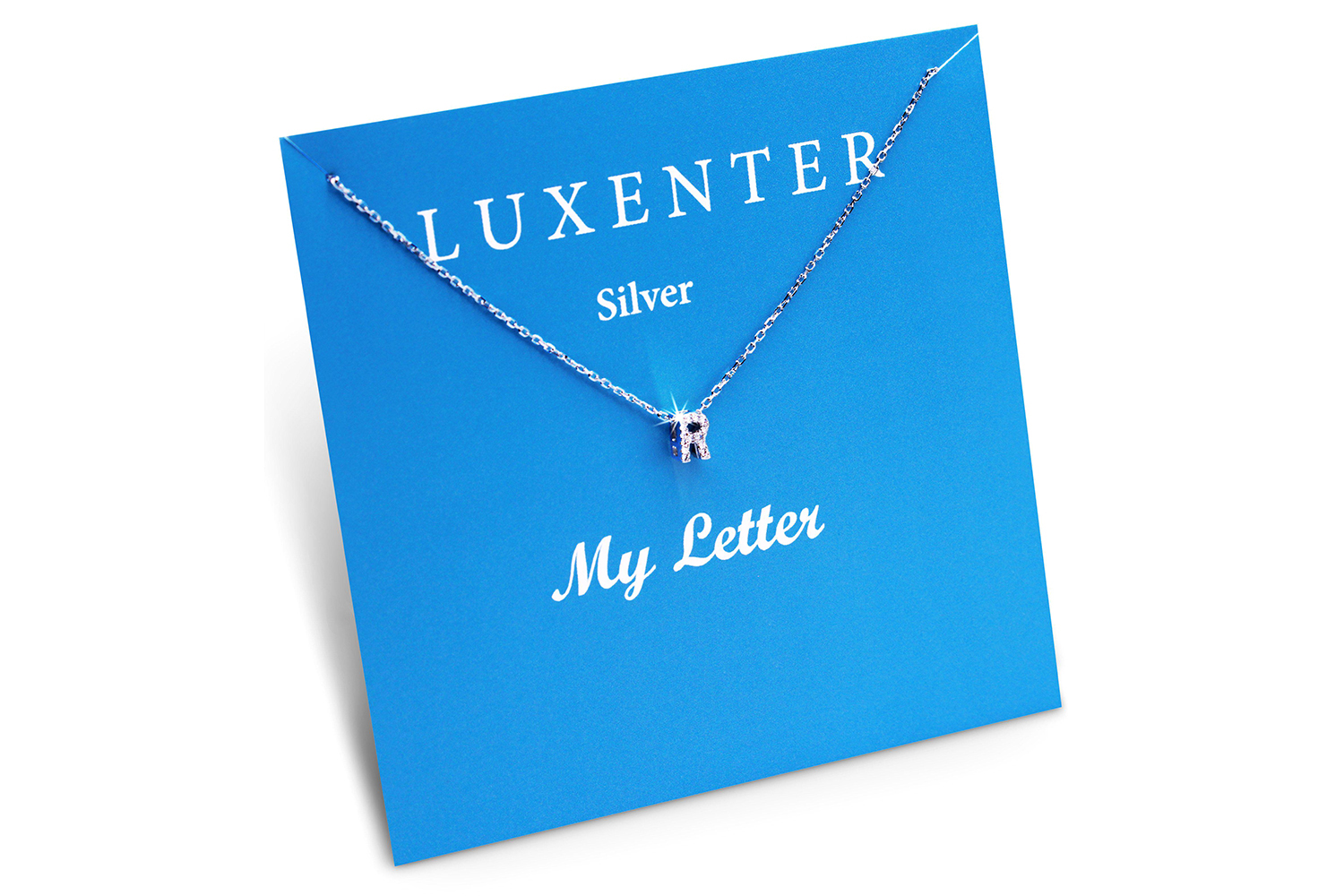 Luxenter Sterling Silver Letter Stone Set