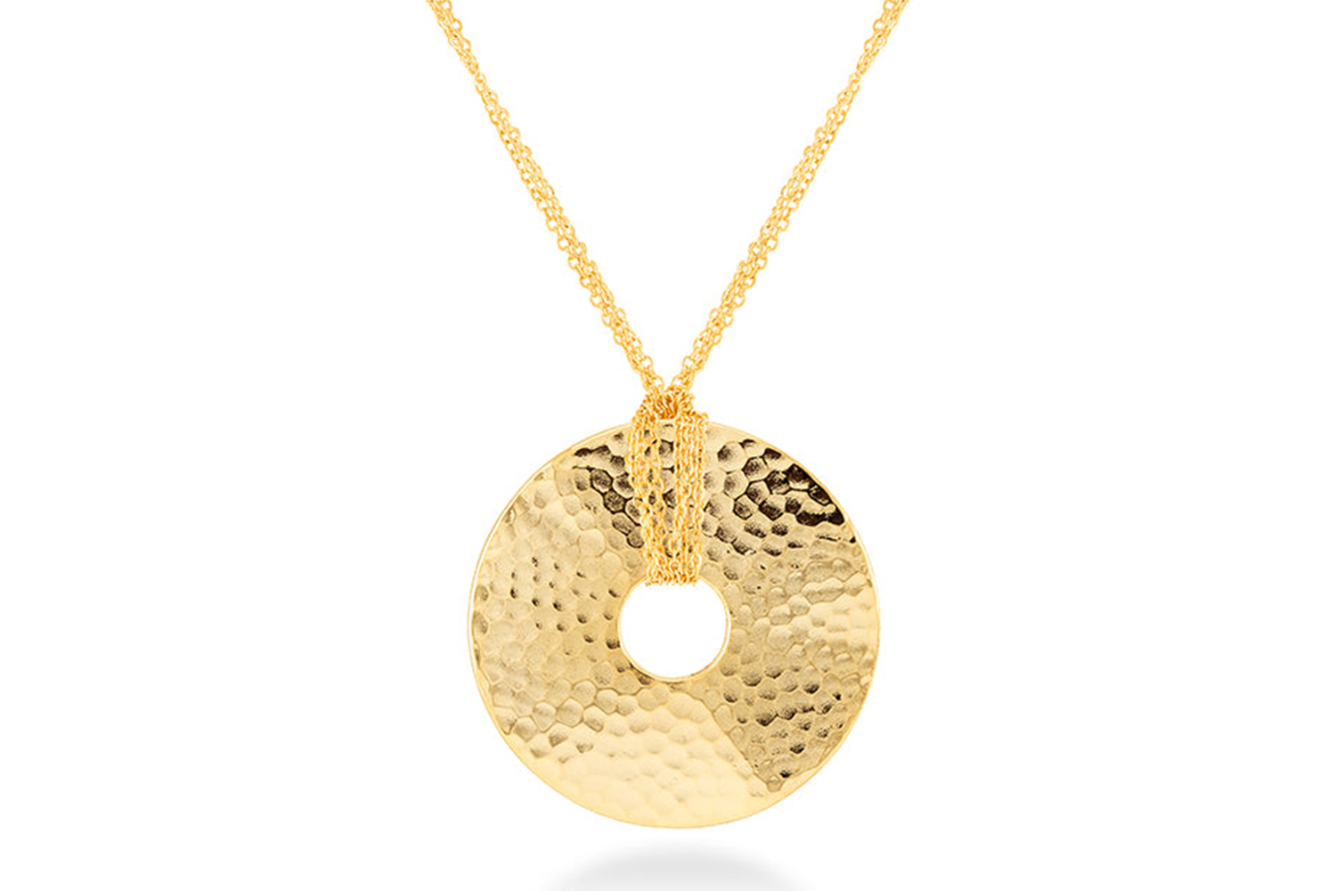 Luxenter Daura Necklace | Gold Plated With Yellow Gold Pendant