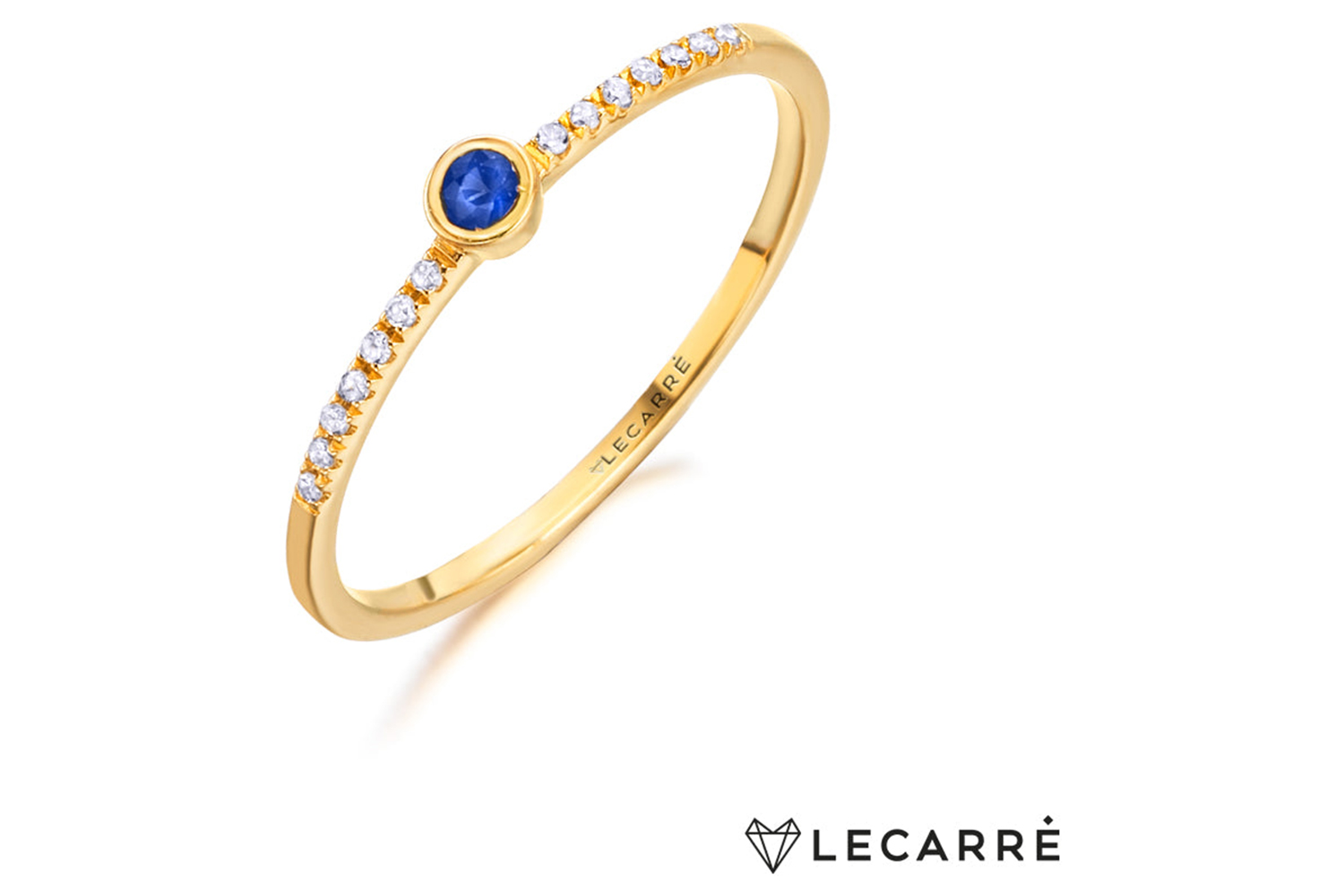 Lecarre 18 Ct Gold & Diamond Ring