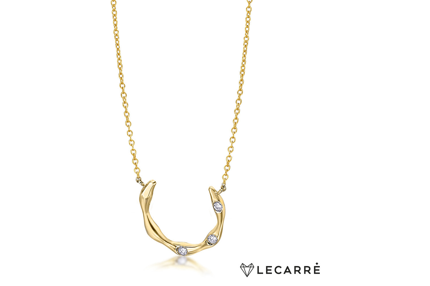 Lecarre 18 Ct. Gold & Diamond Necklace