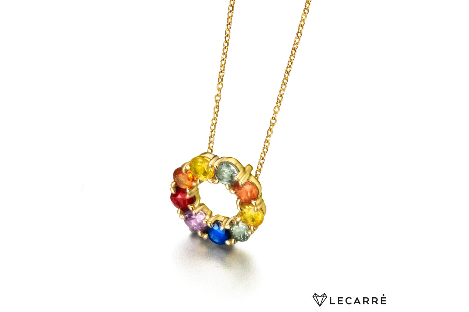 Lecarre 18 Ct. Gold & Diamond Necklace