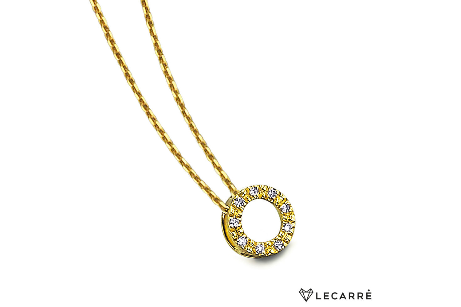 Lecarre 18 Ct. Gold & Diamond Necklace