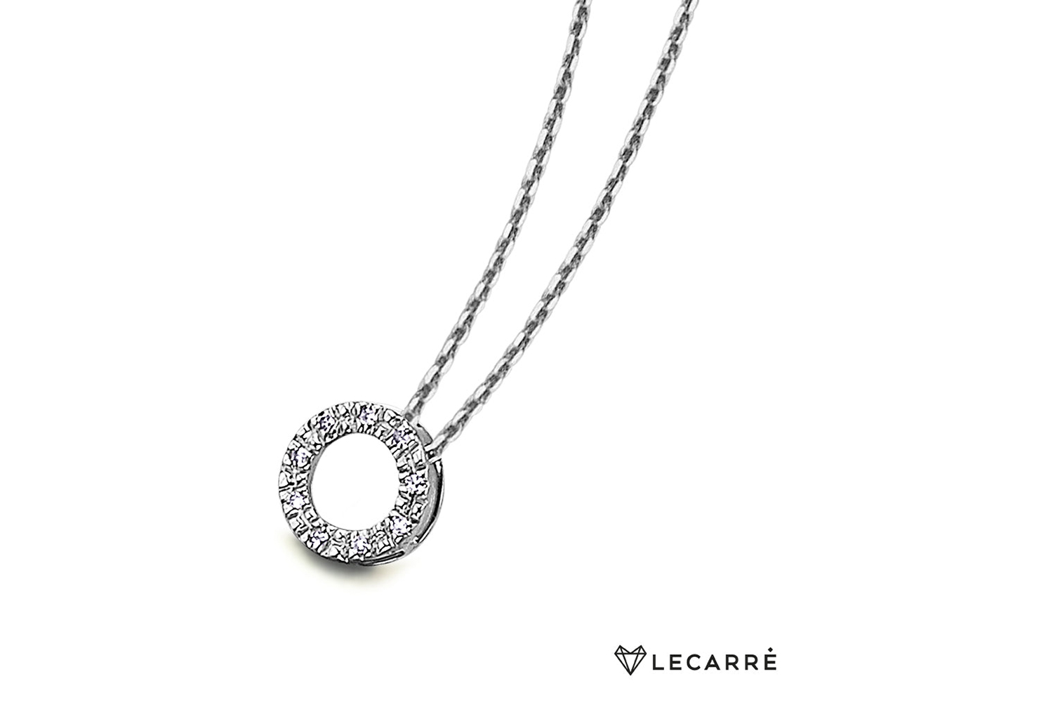 Lecarre 18 Ct. Gold & Diamond Necklace