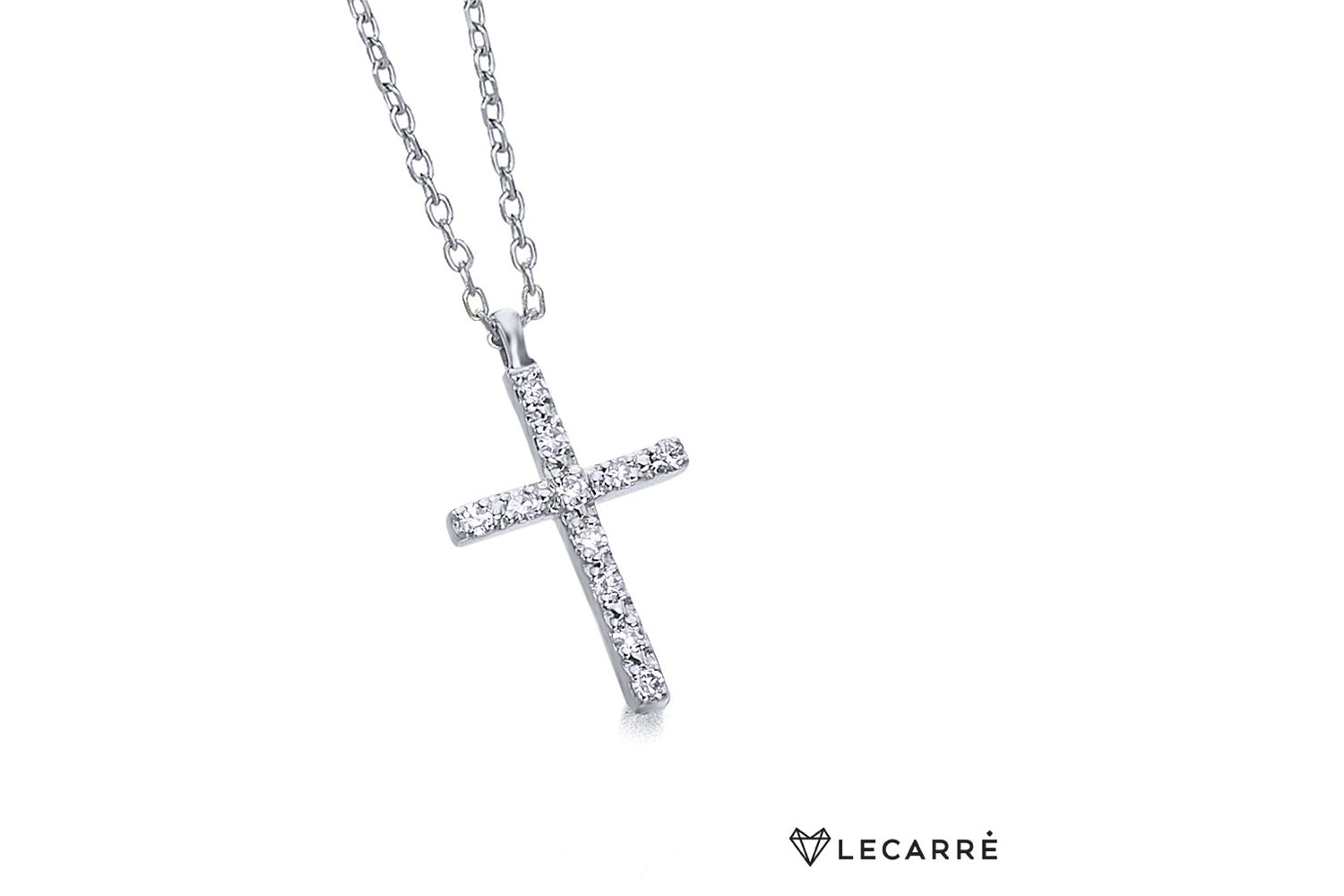 Lecarre 18 Ct. Gold & Diamond Necklace