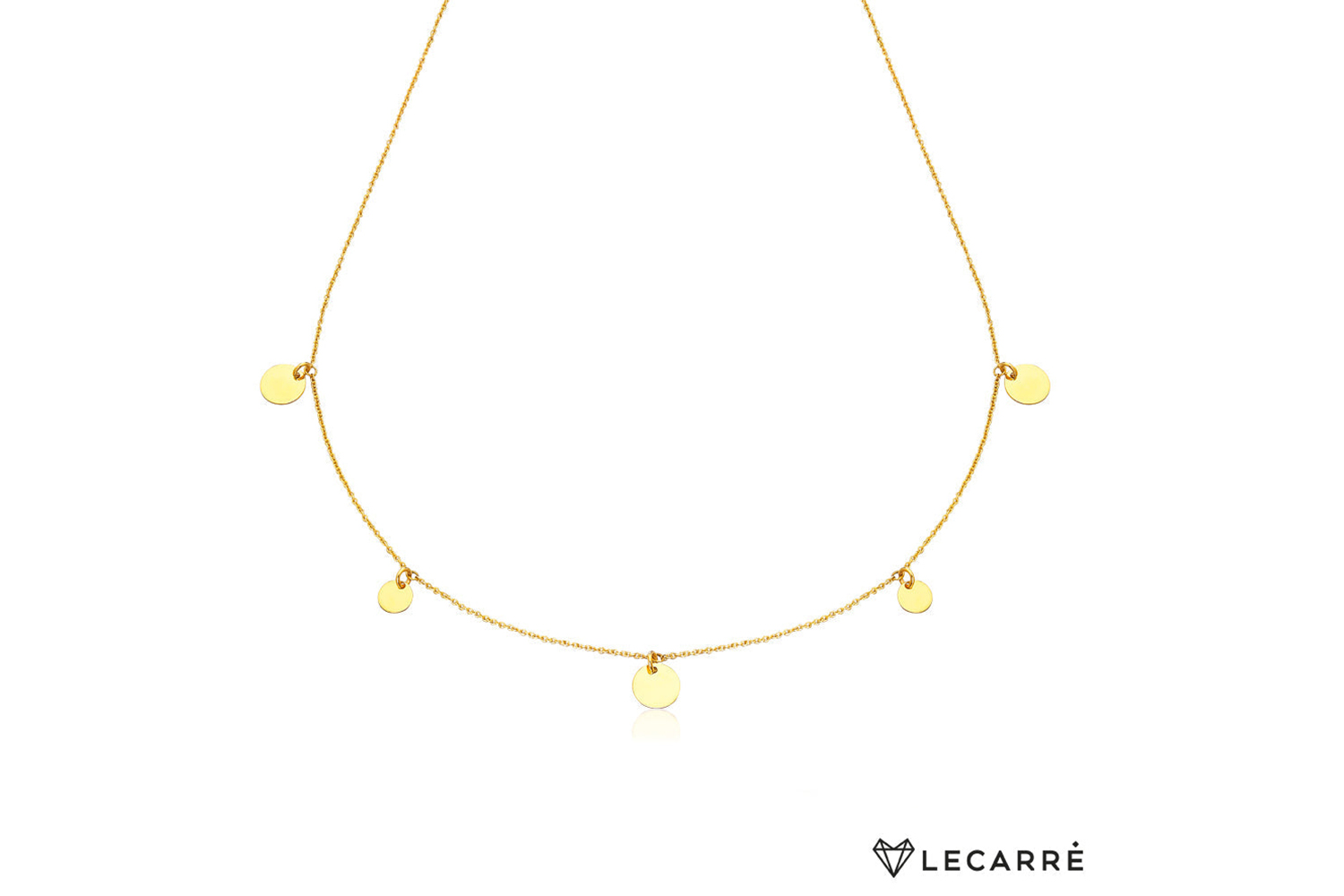 Lecarre 18 Ct Gold & Diamond Necklace