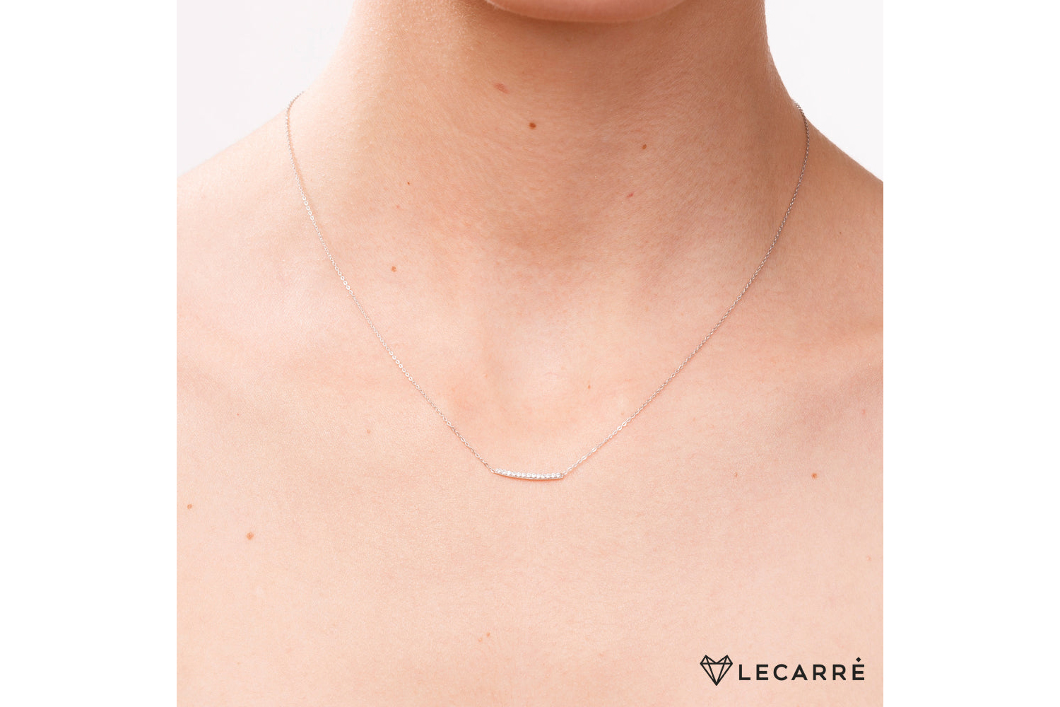 Lecarre 18 Ct Gold & Diamond Necklace