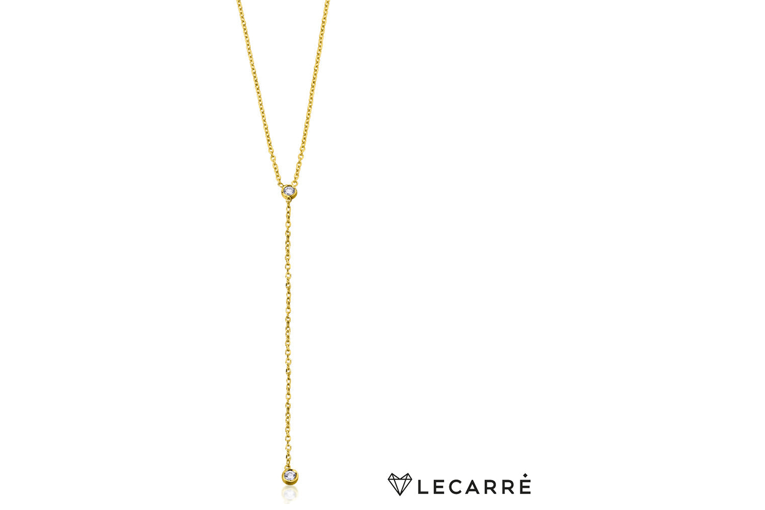 Lecarre 18 Ct Gold & Diamond Necklace