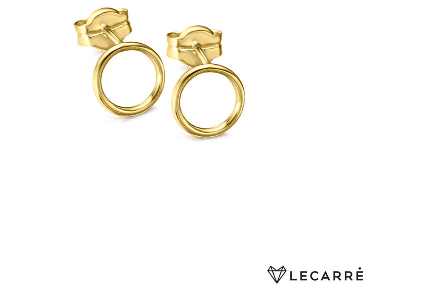 Lecarre 18 Ct. Gold & Diamond Earrings