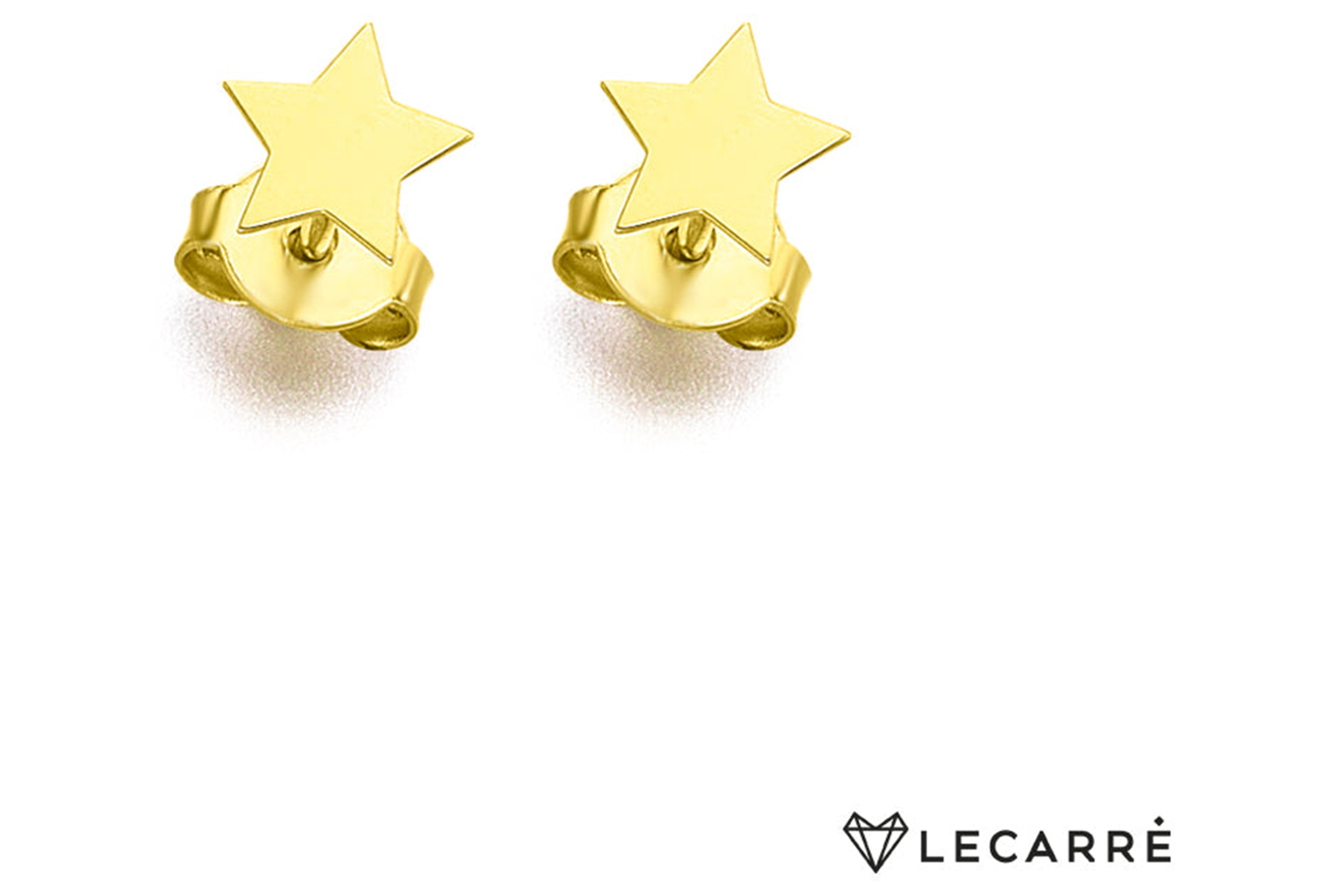 Lecarre 18 Ct. Gold & Diamond Earrings