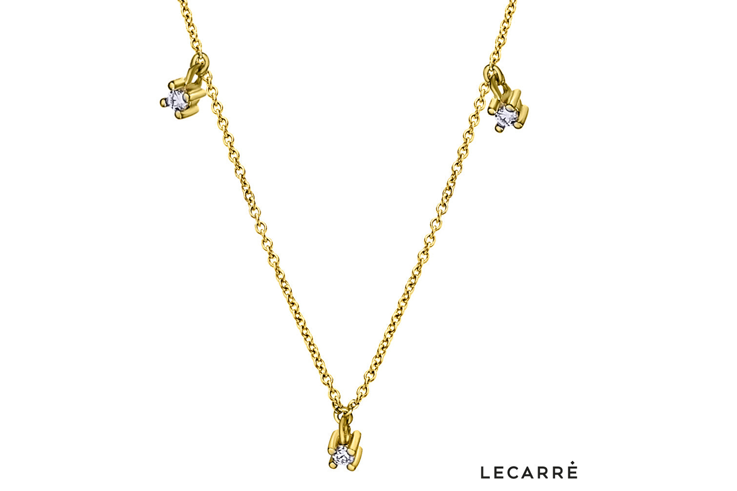 Lecarre 18 Ct. Gold & Diamond Necklace