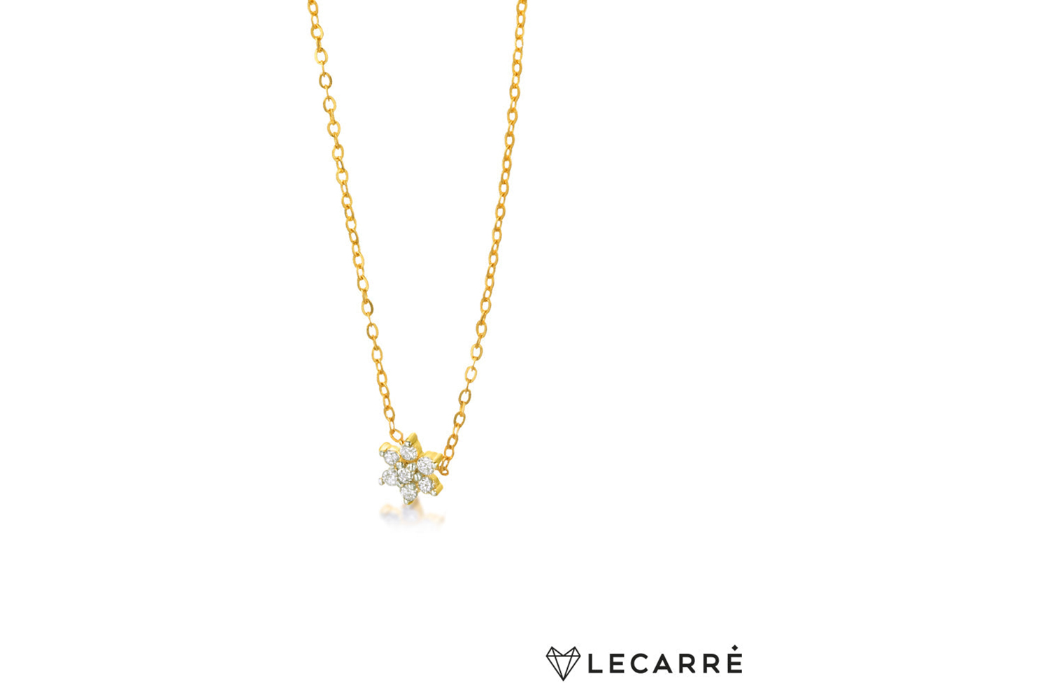 Lecarre 18 Ct. Gold & Diamond Necklace