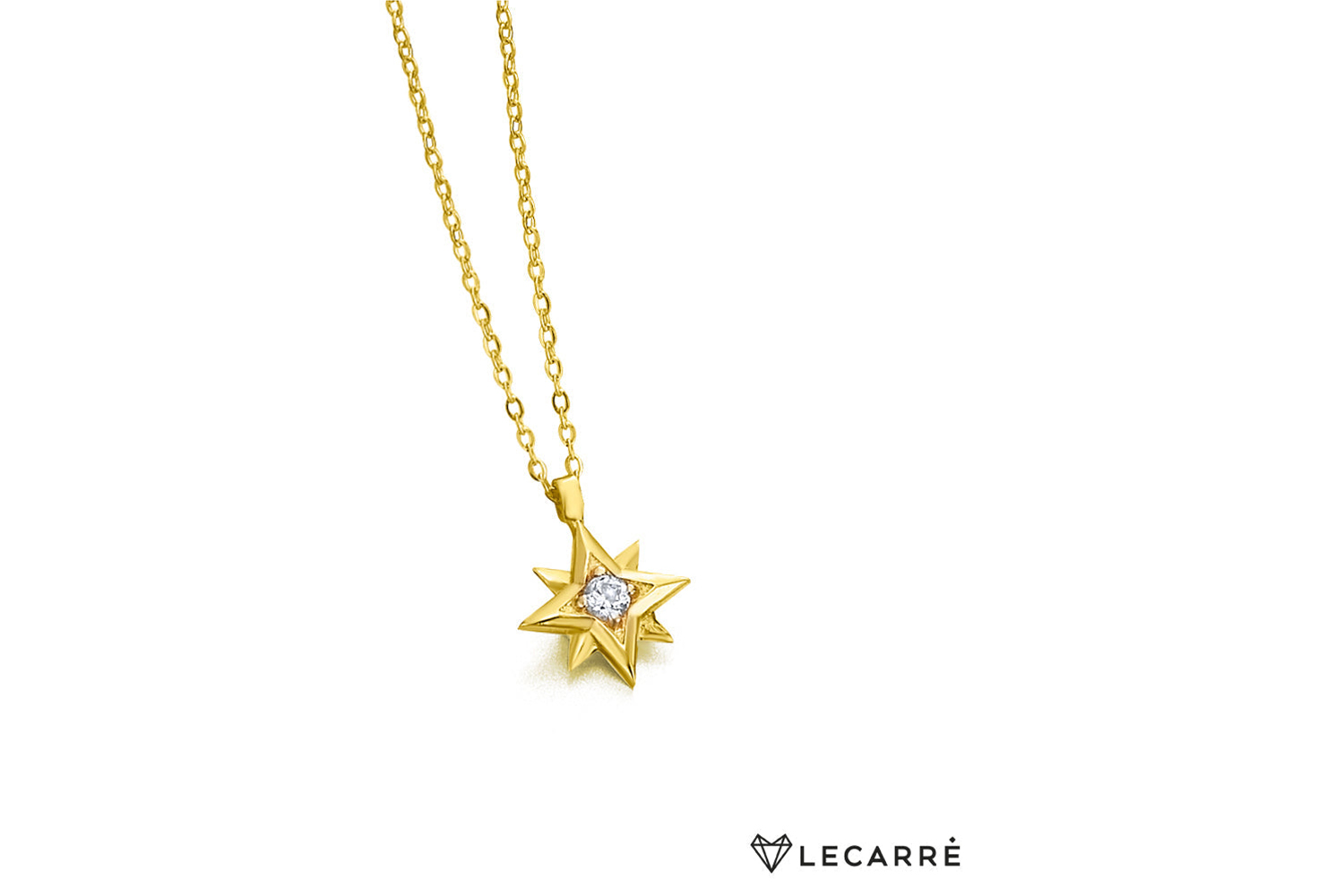Lecarre 18 Ct. Gold & Diamond Necklace