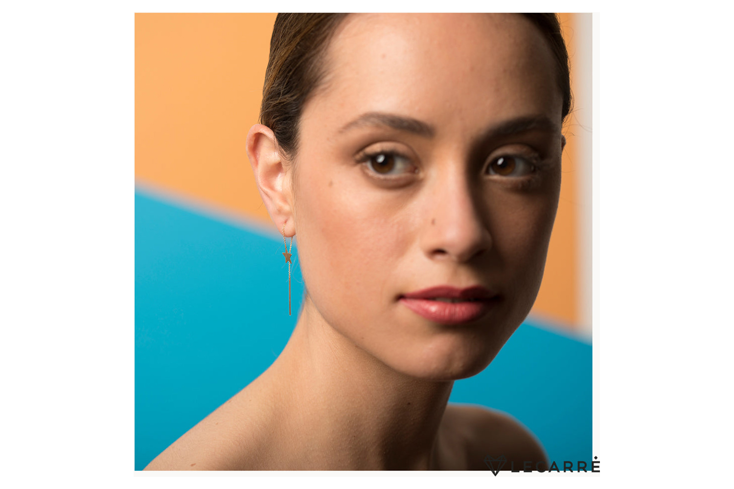 Lecarre 18 Ct. Gold & Diamond Earrings