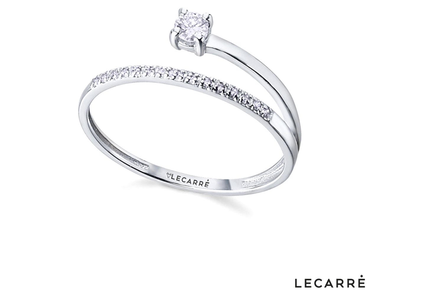 Lecarre 18 Ct. Gold & Diamond Ring