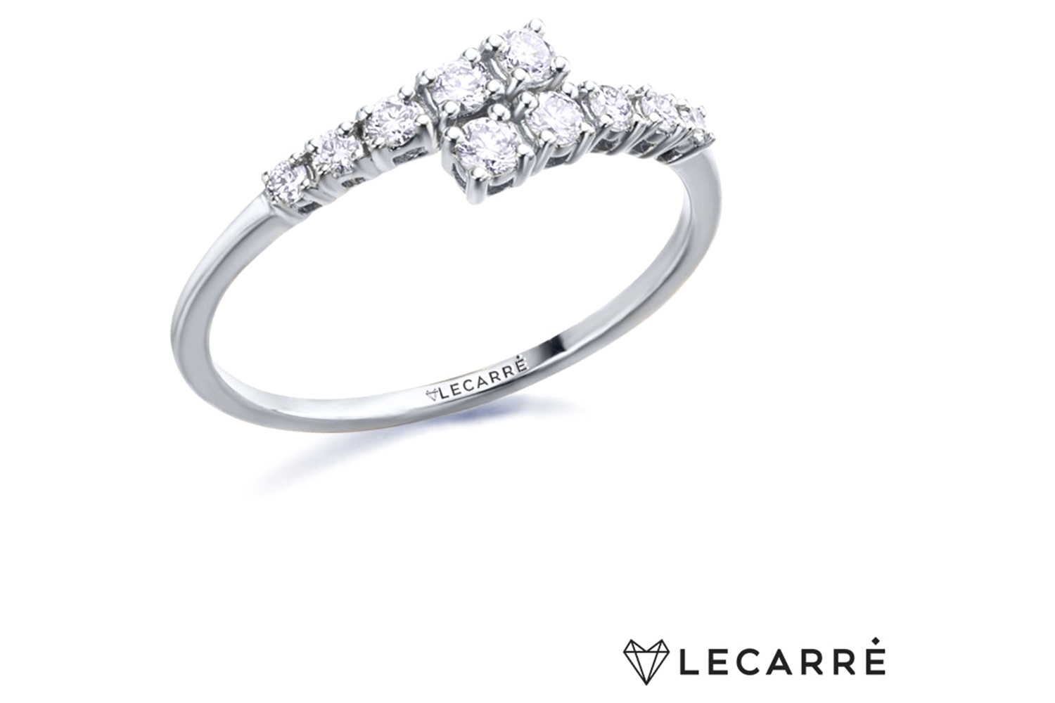 Lecarre 18 Ct. Gold & Diamond Ring