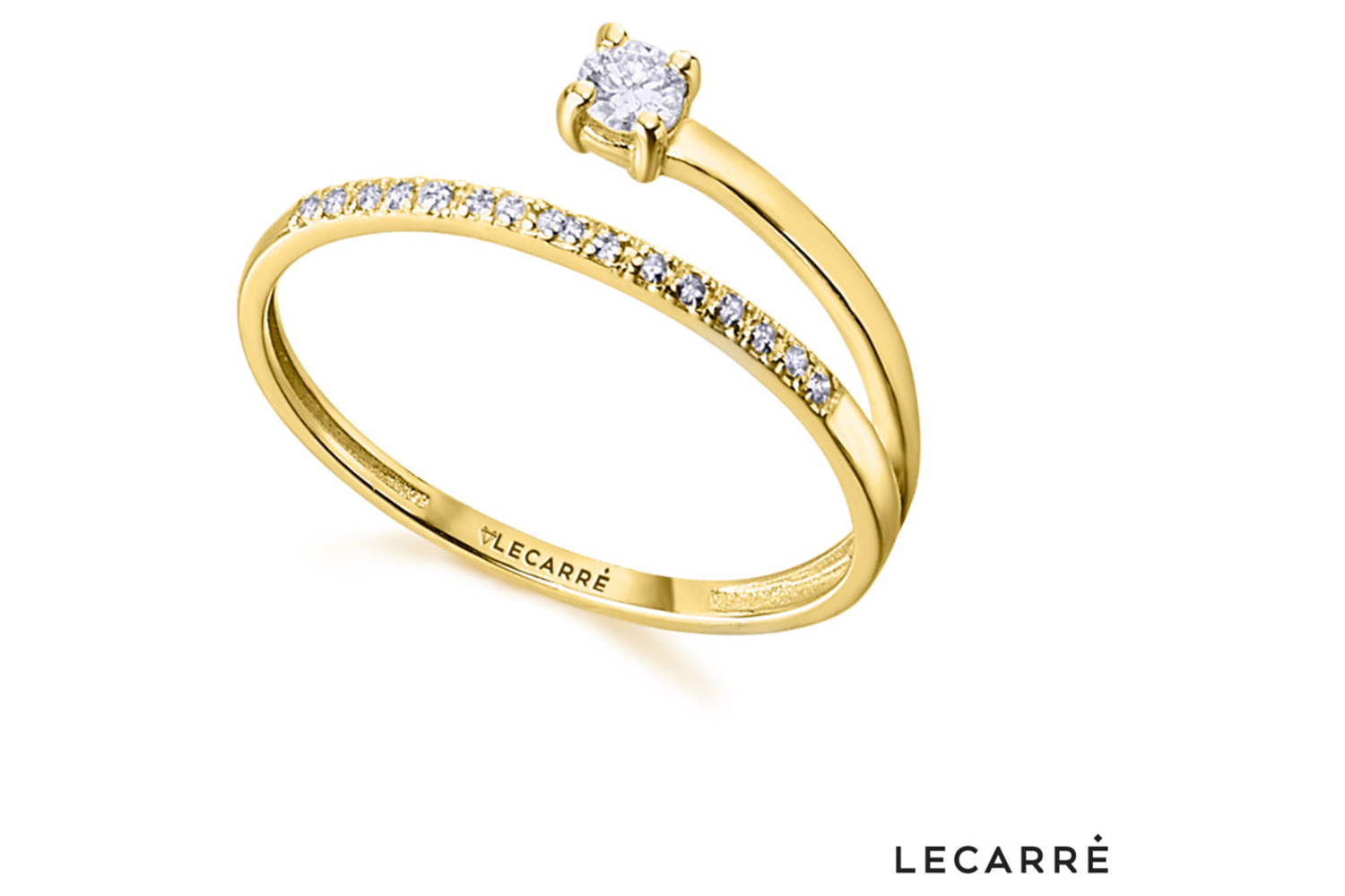 Lecarre 18 Ct. Gold & Diamond Ring