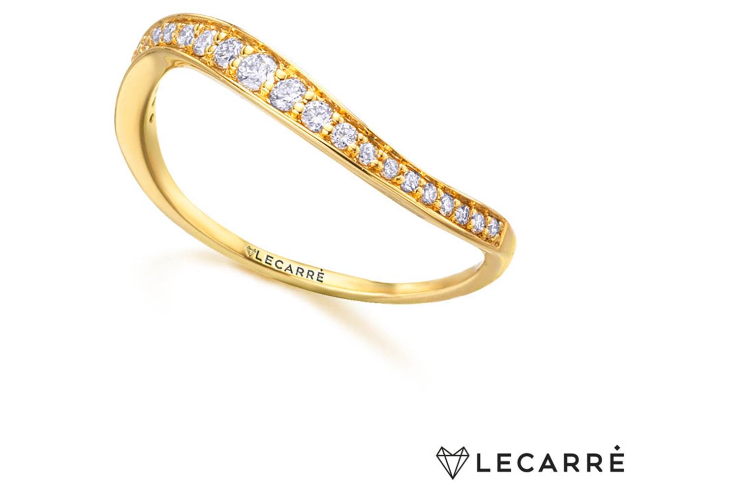 Lecarre 18 Ct. Gold & Diamond Ring