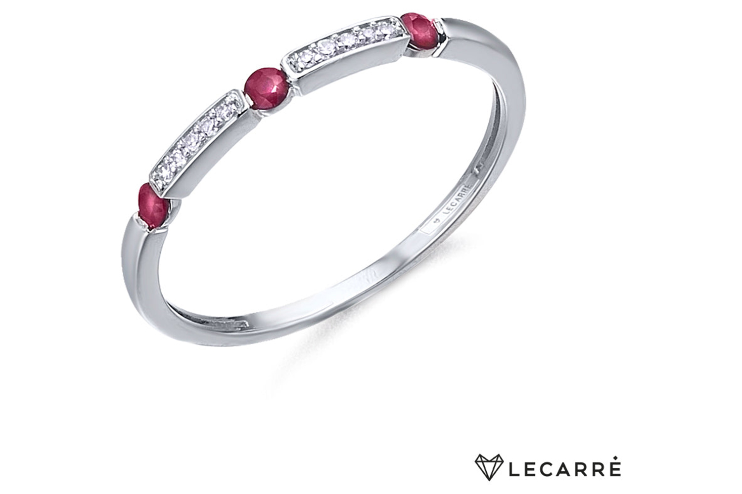 Lecarre 18 Ct. Gold & Diamond Ring