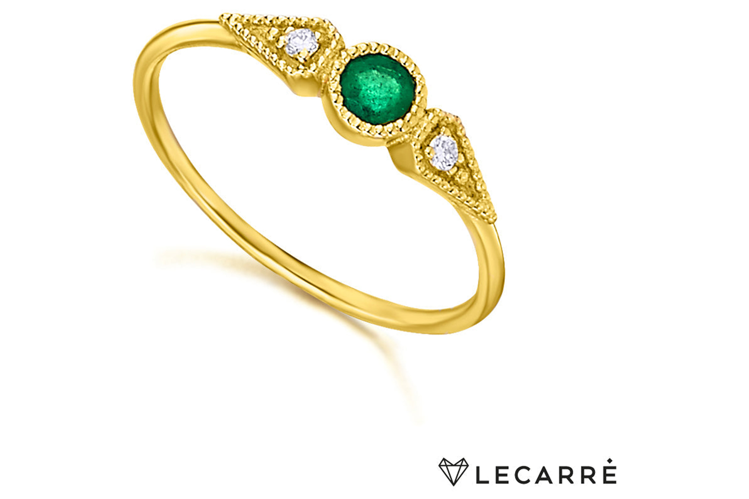 Lecarre 18 Ct. Gold & Diamond Ring