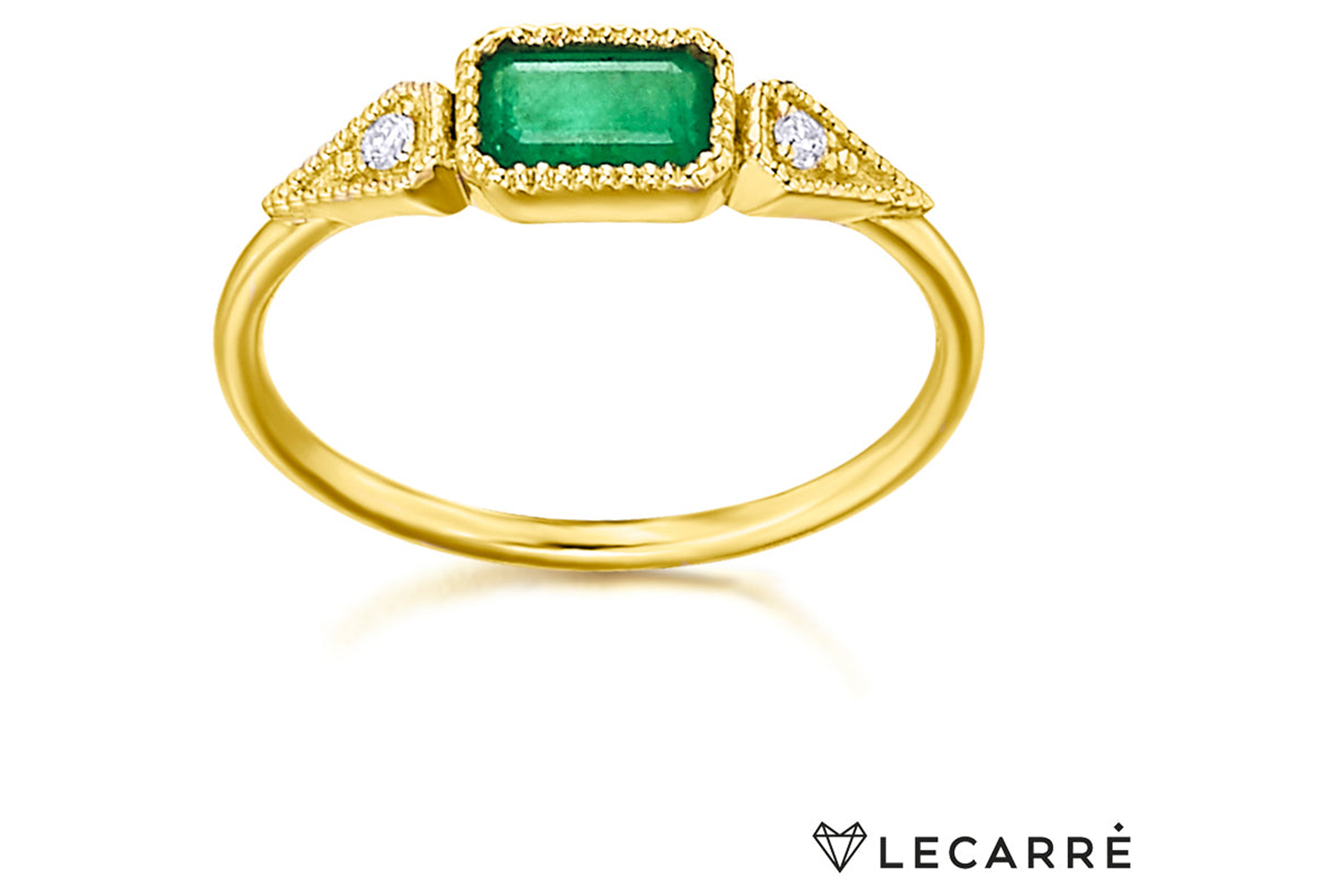 Lecarre 18 Ct. Gold & Diamond Ring