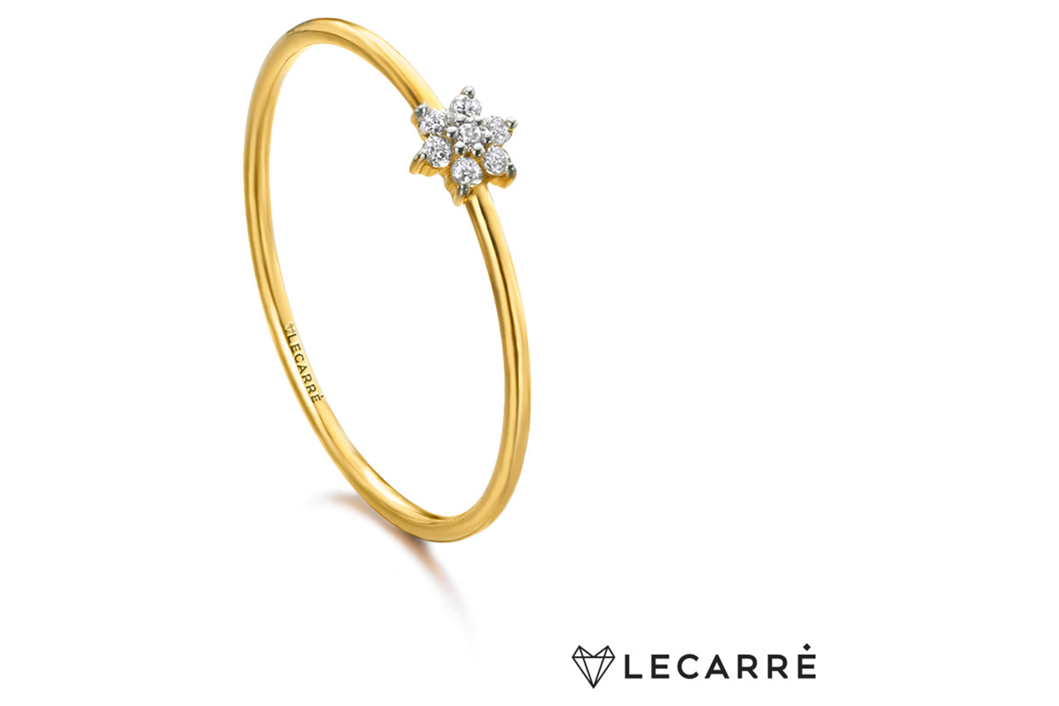Lecarre 18 Ct. Gold & Diamond Ring