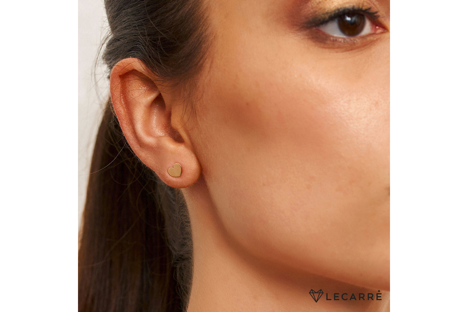 Lecarre 18 Ct. Gold & Diamond Earrings