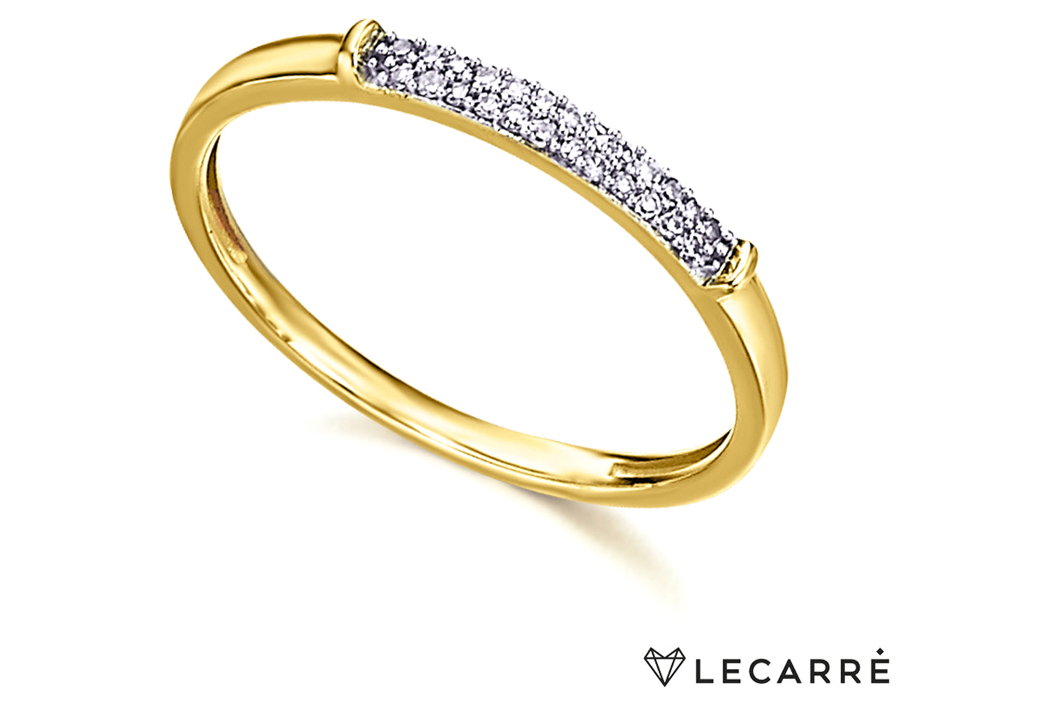 Lecarre 18 Ct. Gold & Diamond Ring