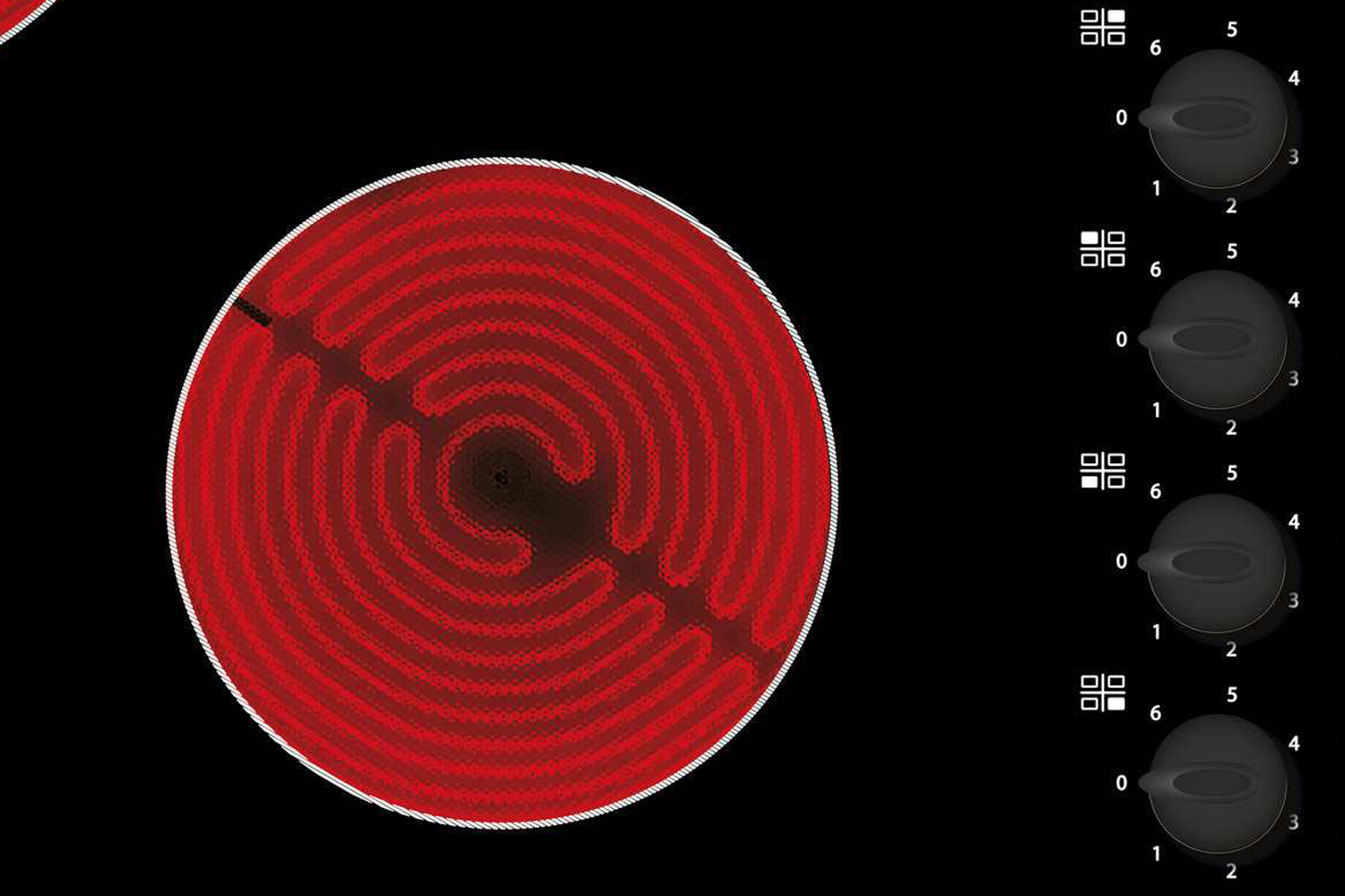 Whirlpool Builtin 60cm Ceramic Hob AKM609IX Ireland