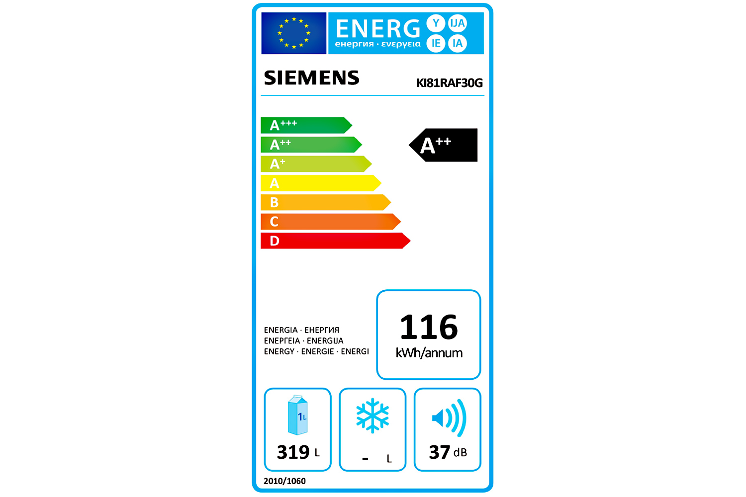 Siemens Integrated Larder Fridge Ki81raf30g Ireland