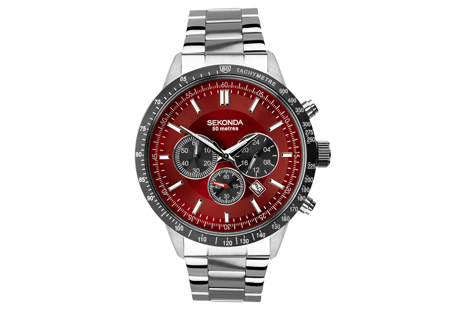Sekonda Velocity Chronograph Mens Watch | Silver