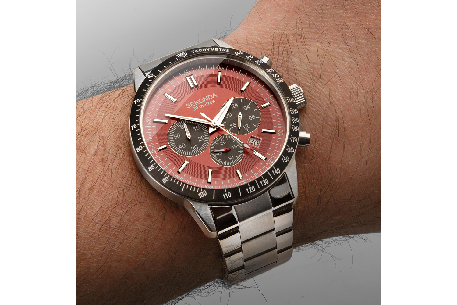 Sekonda Velocity Chronograph Mens Watch | Silver