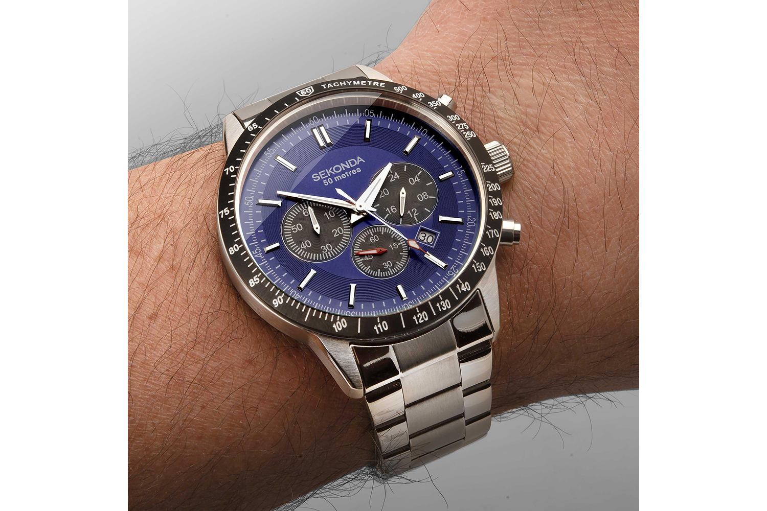 Sekonda Velocity Chronograph Mens Watch | Silver