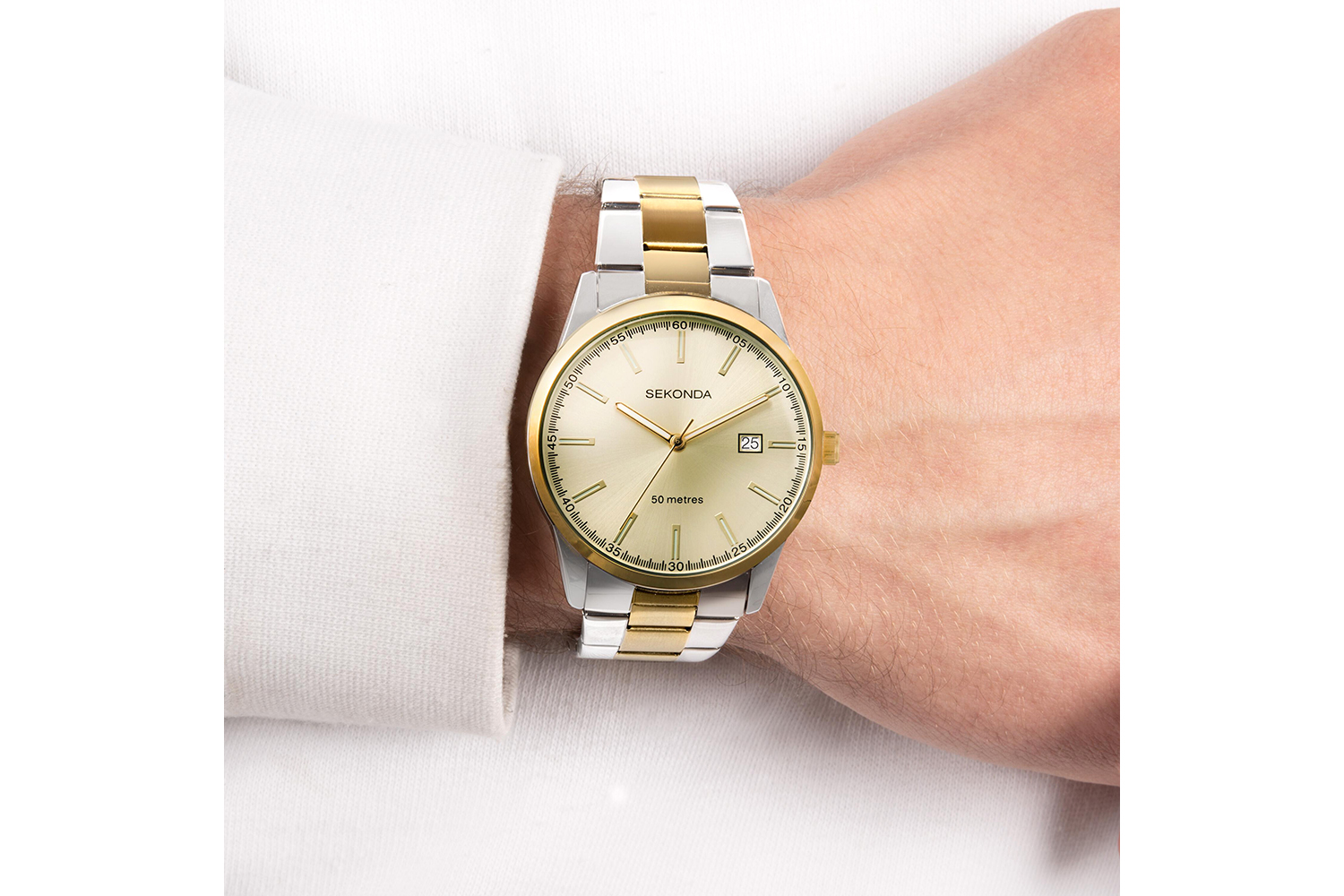 Sekonda Taylor Mens Bracelet Watch | Gold/Silver