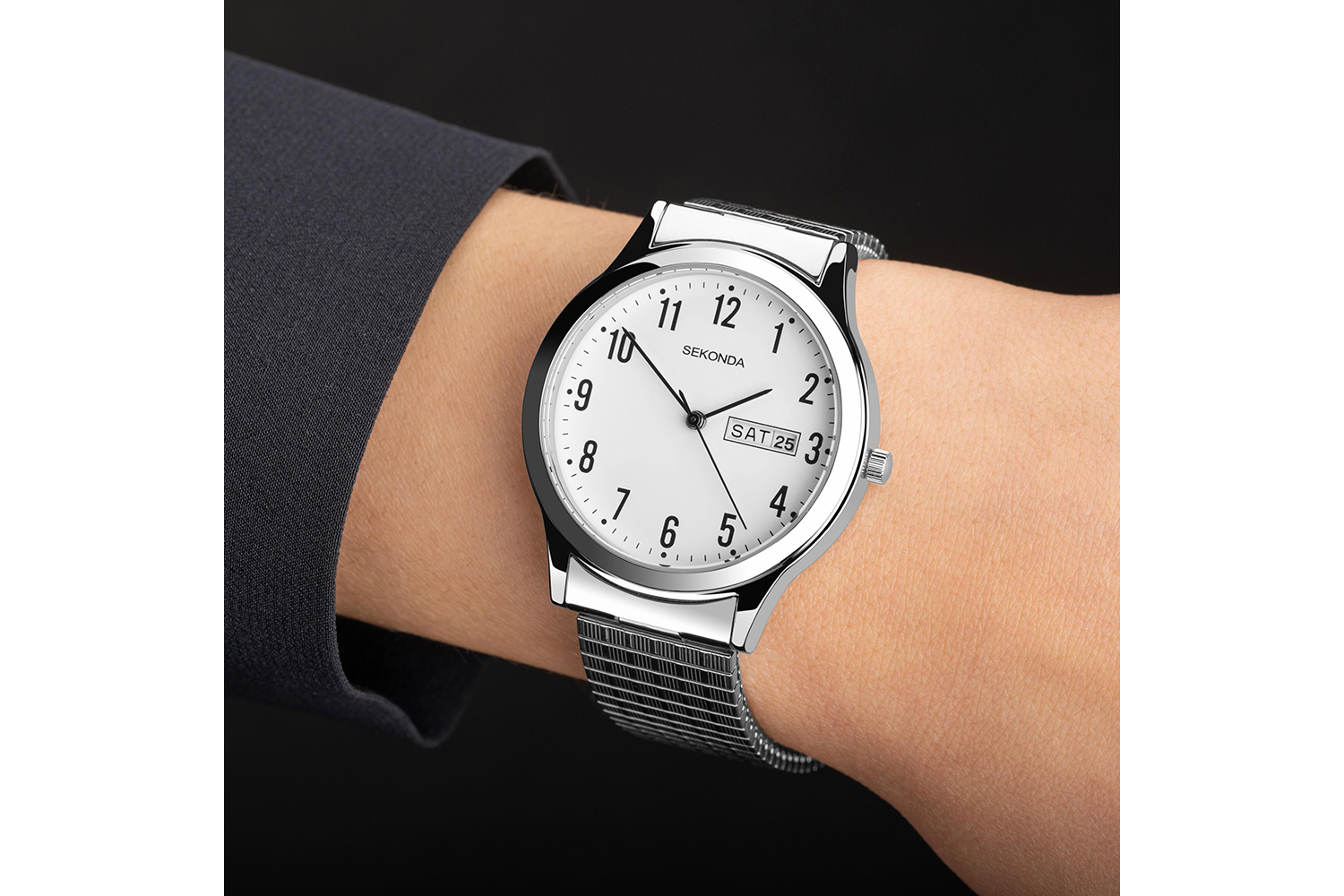 Sekonda Easy Reader Ladies Bracelet Watch | Silver