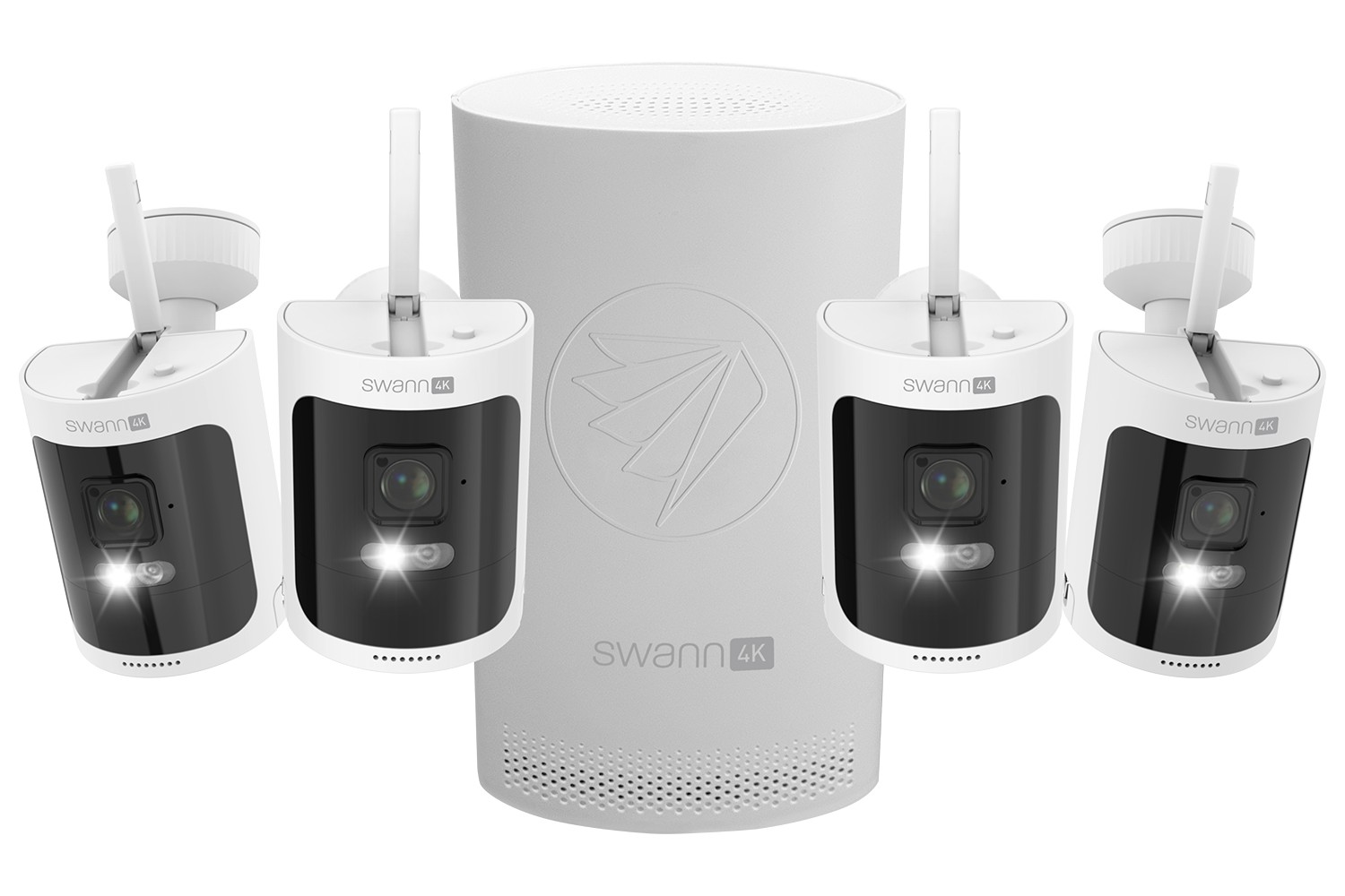 Swann AllSecure4K Wireless Security Camera Kit Security System | Pack of 4