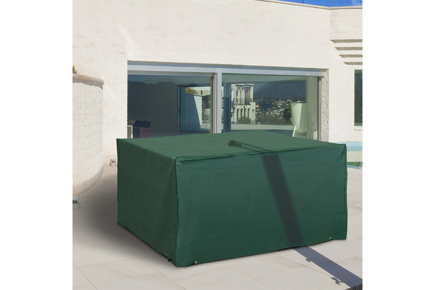 Outsunny UV/Rain Protective Rattan Furniture Cover | Green