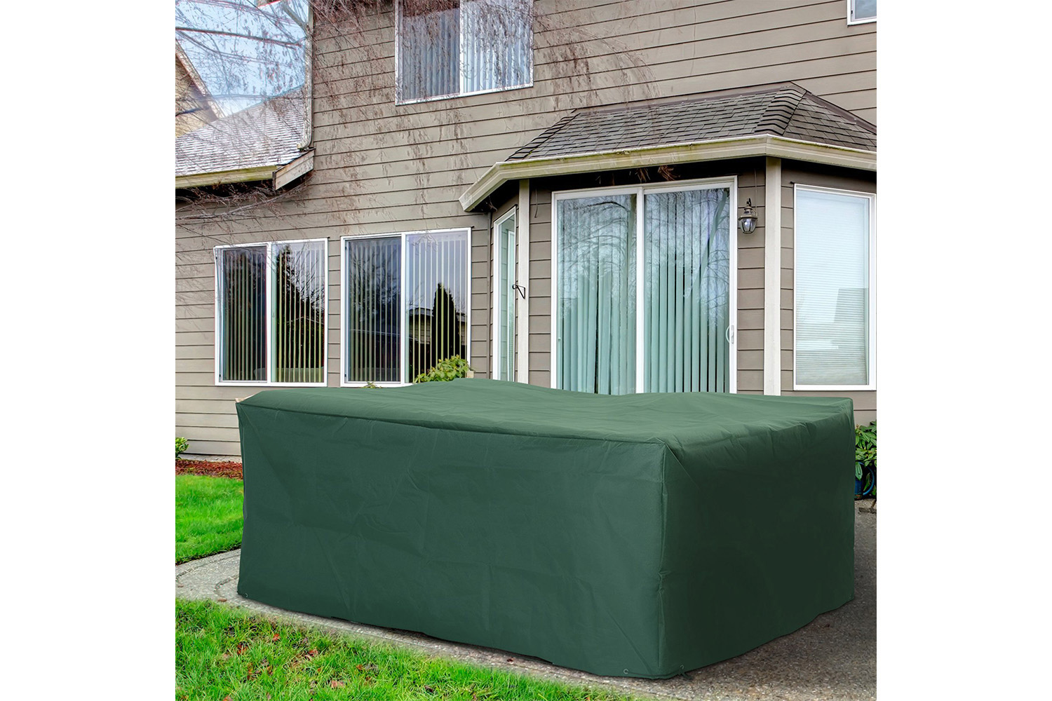 Outsunny UV/Rain Protective Furniture Cover for Garden | Green