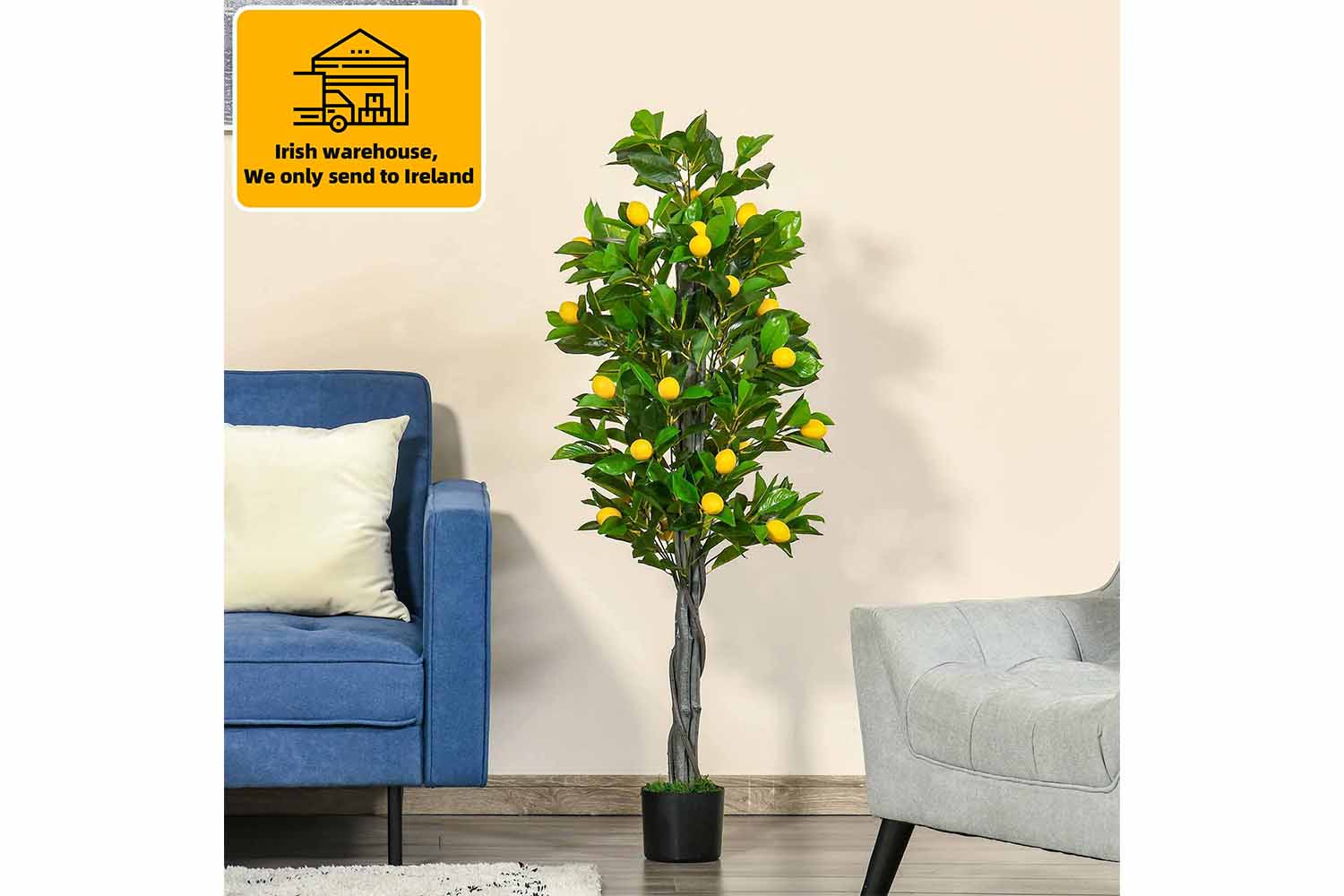 Artificial Lemon Tree | 135 cm