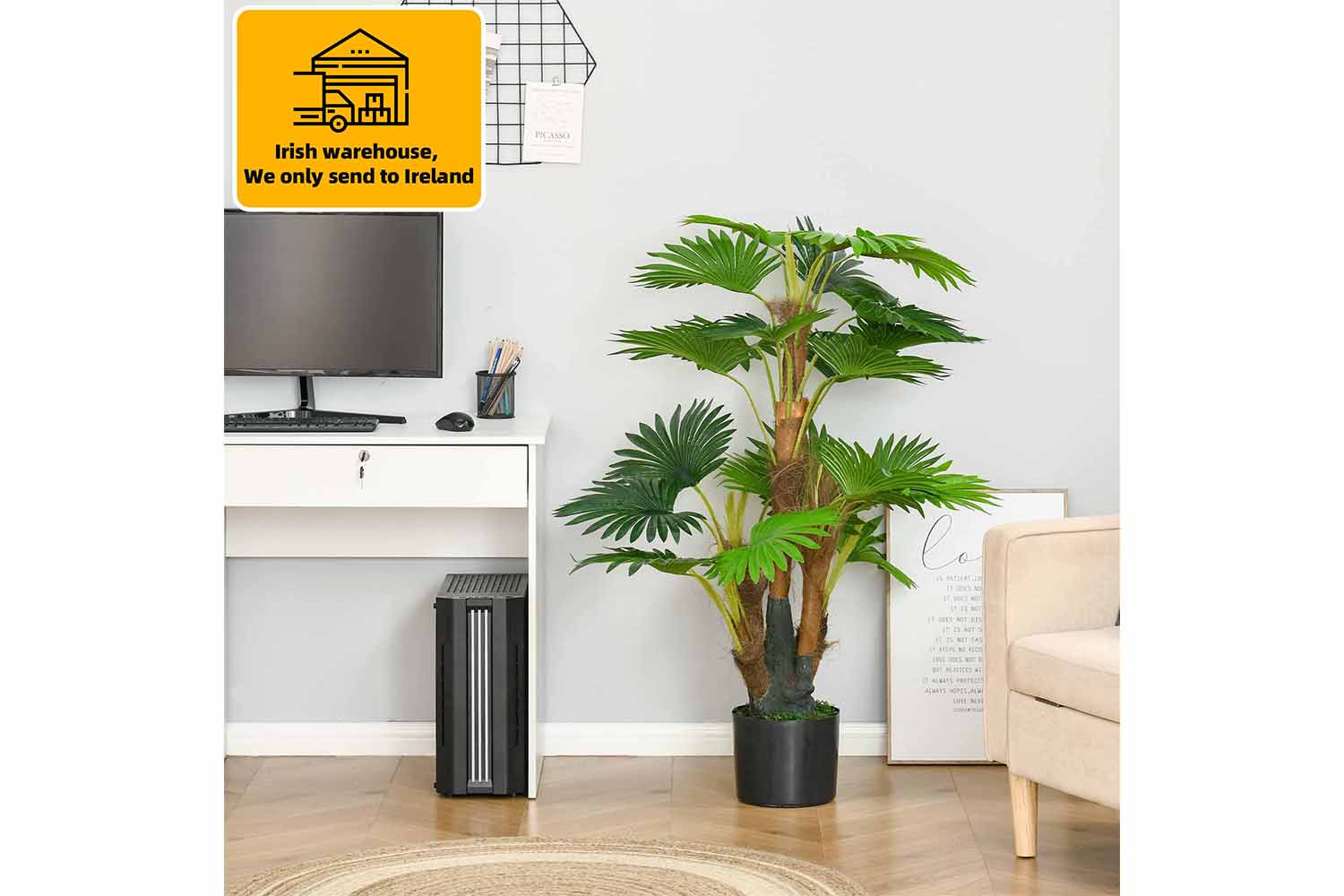 Artificial Tropical Palm Tree | 135 cm