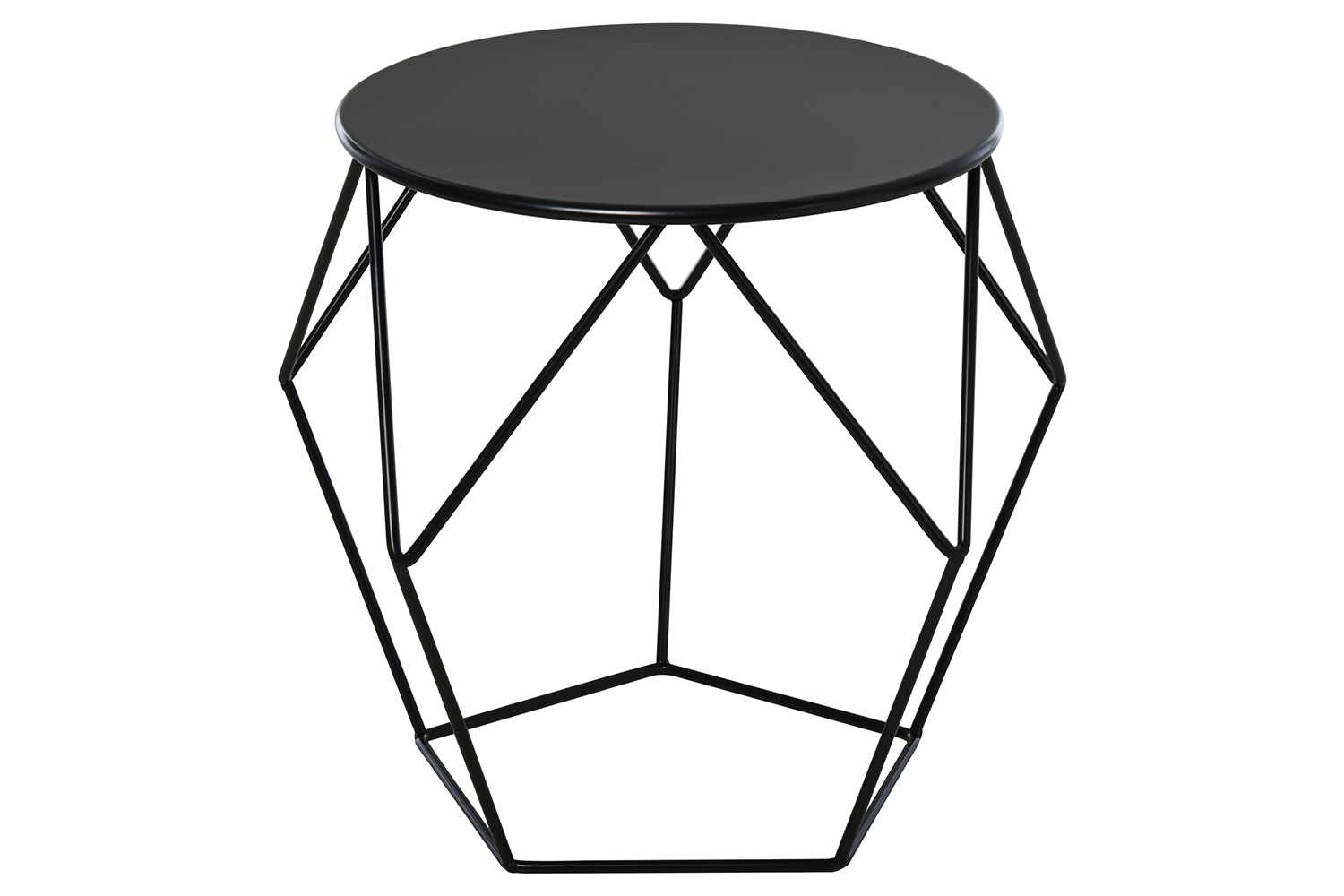 Homcom Round Coffee Table | Black