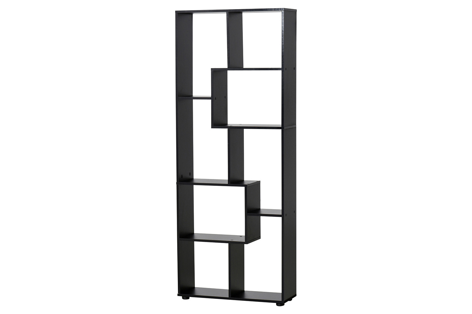 Homcom Bookcase | Melamine Surface | 8 Shelves | Black
