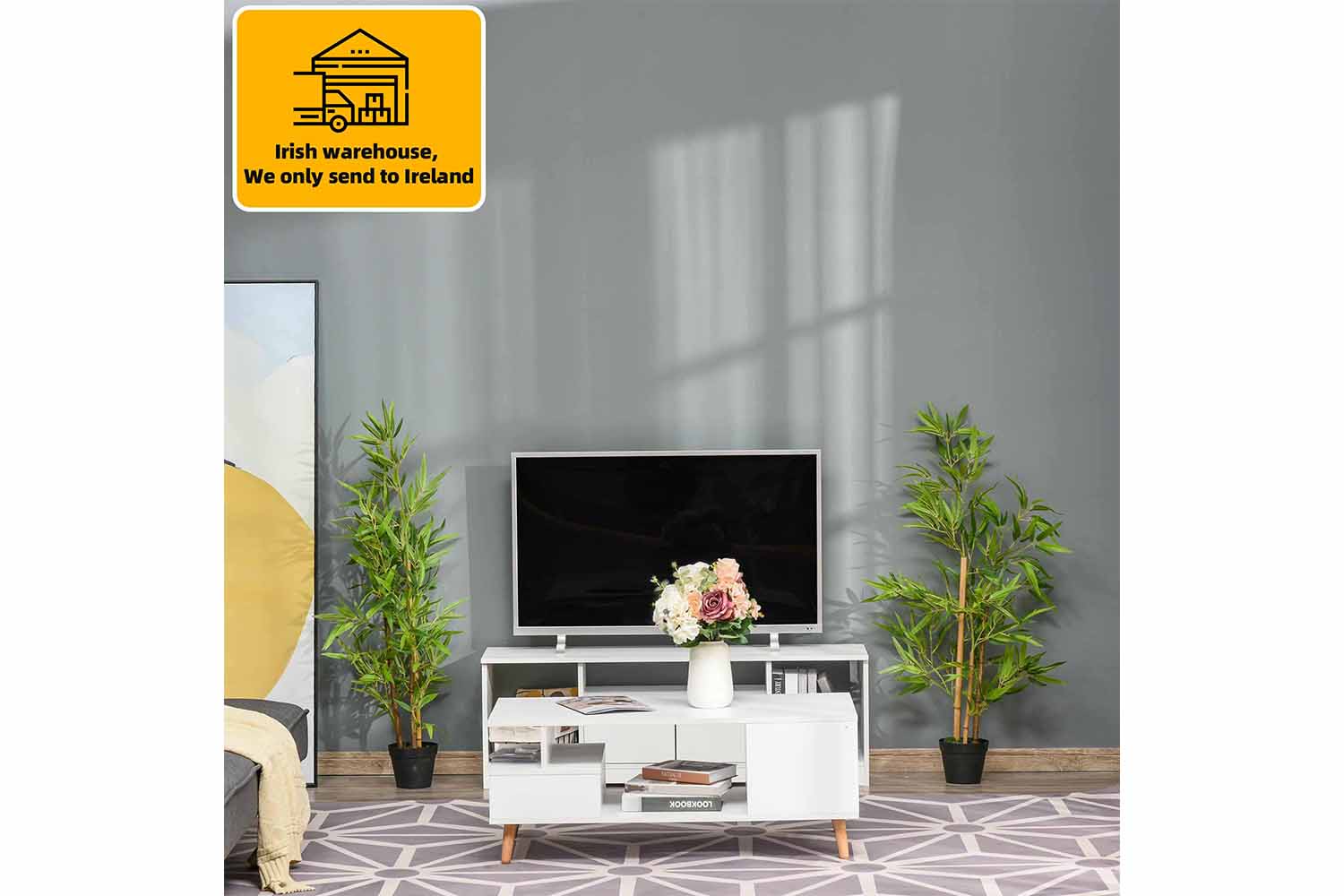 Artificial Bamboo Tree | Set of 2 | 120 cm